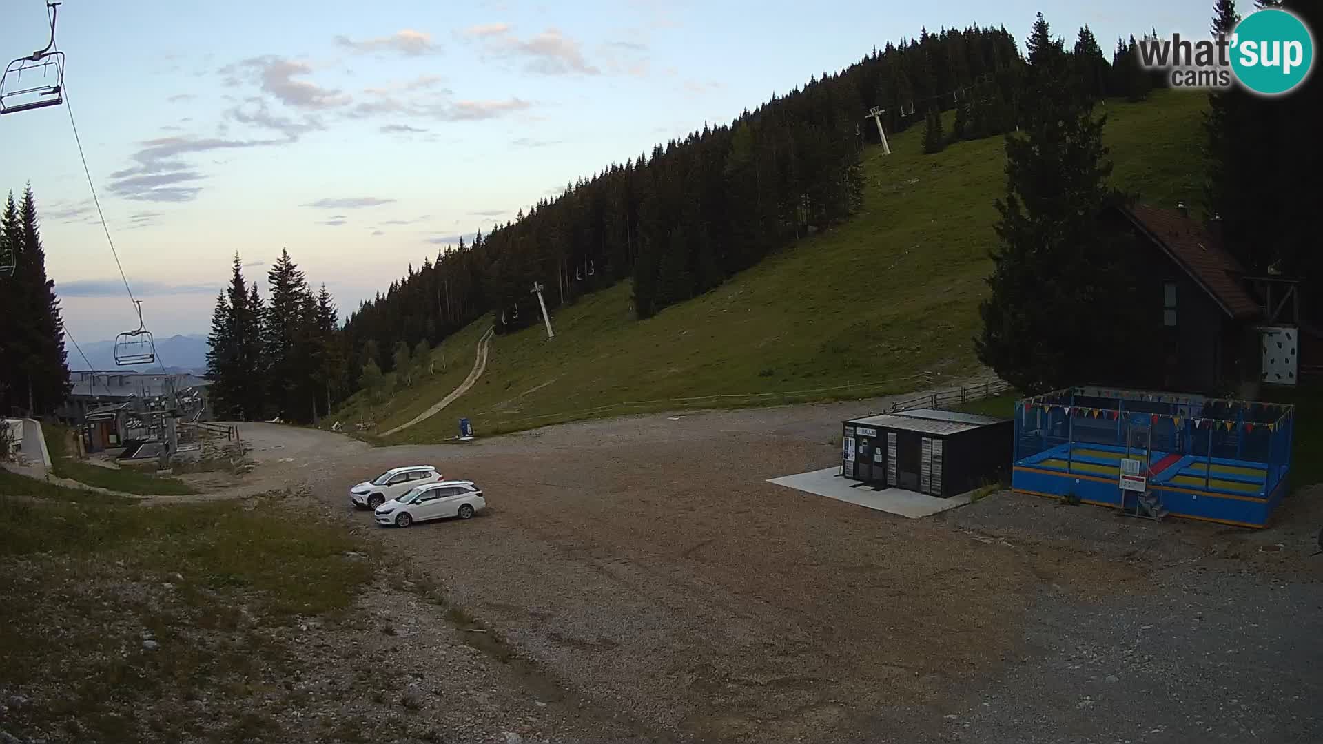 Webcam en direct de la station de ski de GOLTE – vue sur Medvedjak – Slovénie