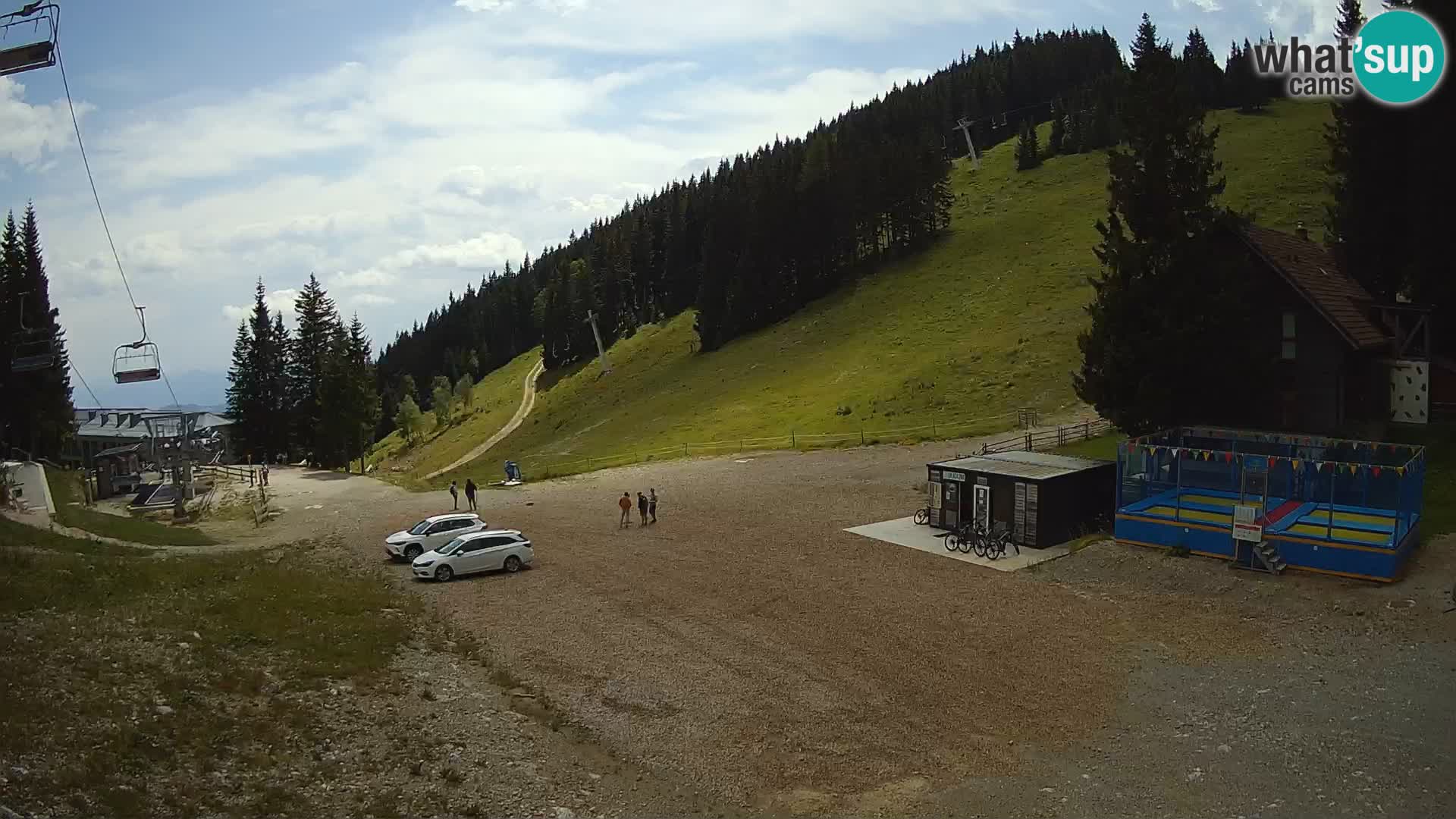 GOLTE skijalište web kamera – pogled na Medvedjak – Slovenija