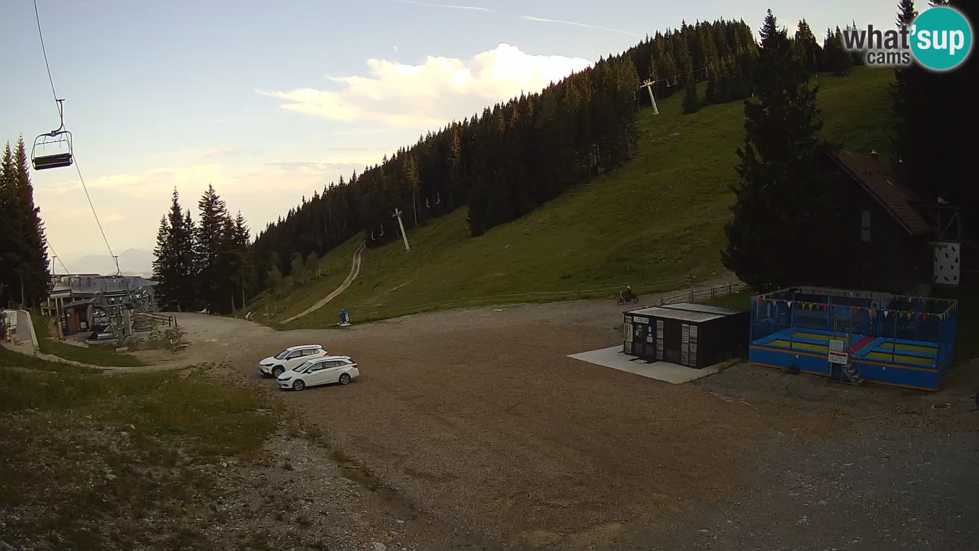 Cámara web en vivo de la estación de esquí GOLTE – vista a Medvedjak – Eslovenia