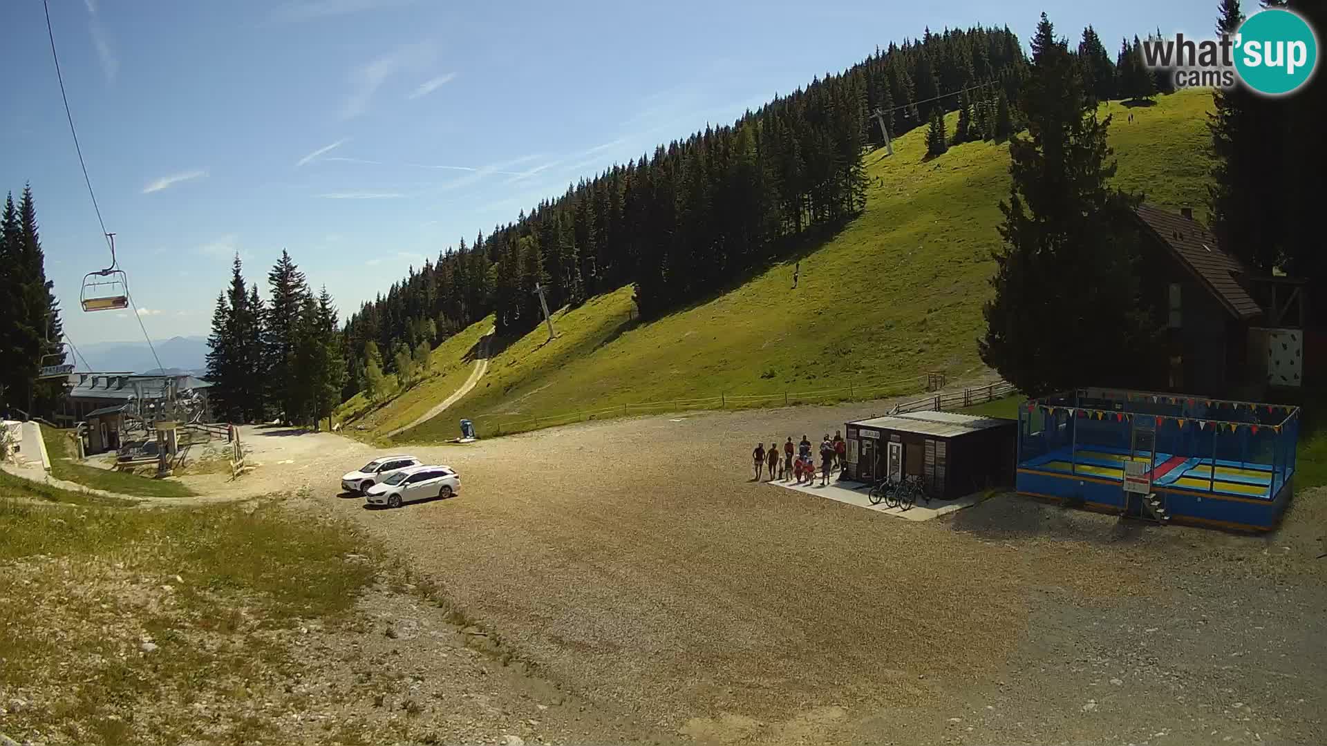 Cámara web en vivo de la estación de esquí GOLTE – vista a Medvedjak – Eslovenia