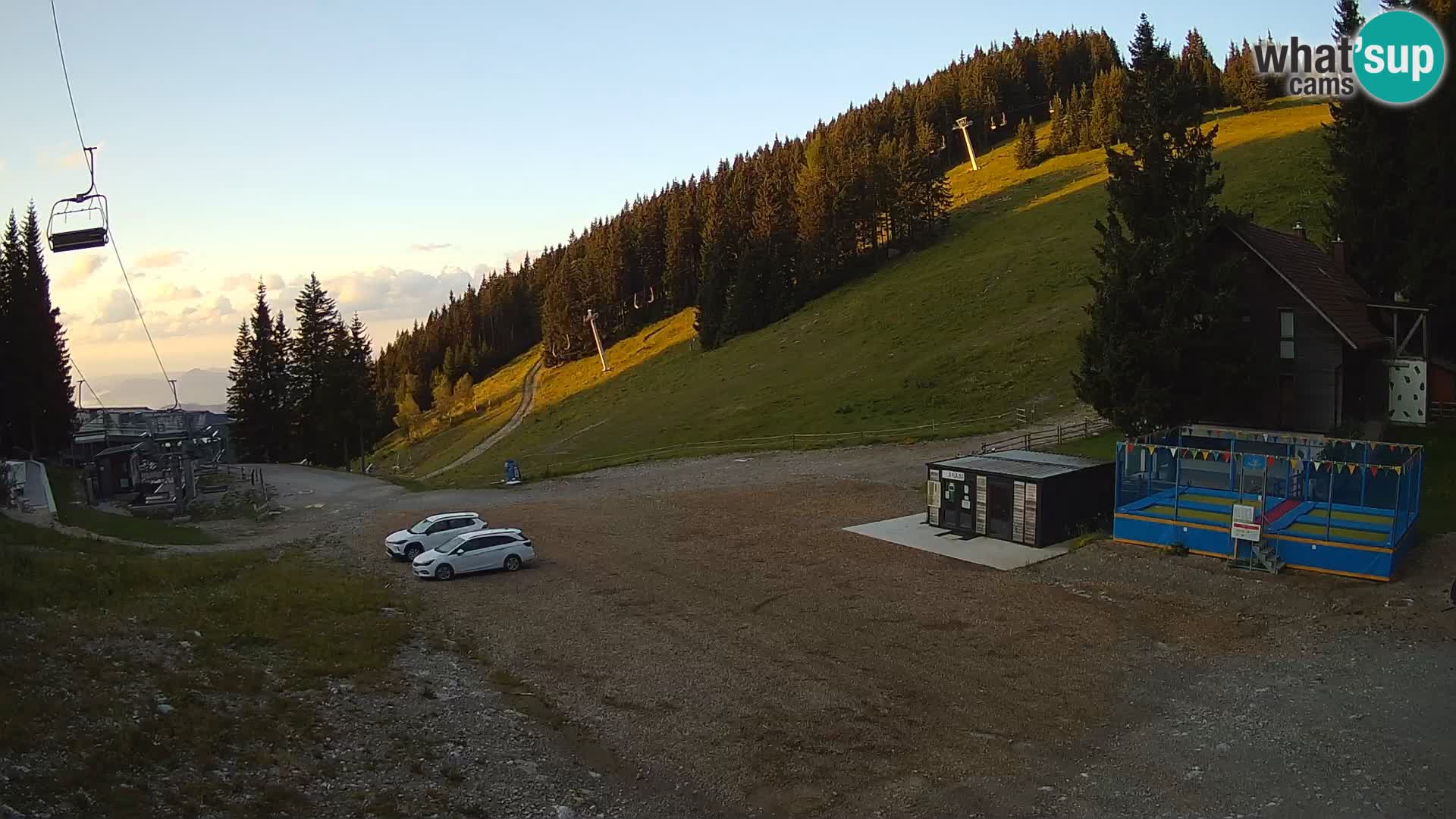 GOLTE Ski resort live webcam – view to Medvedjak – Slovenia