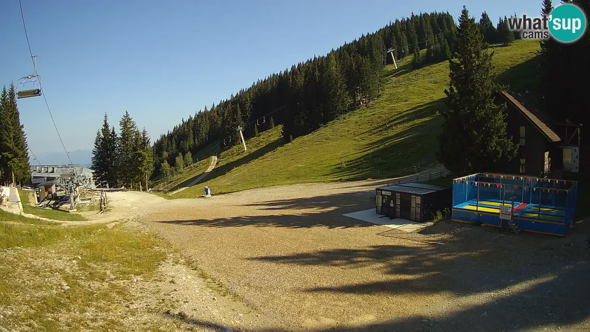 GOLTE Ski resort live webcam – view to Medvedjak – Slovenia