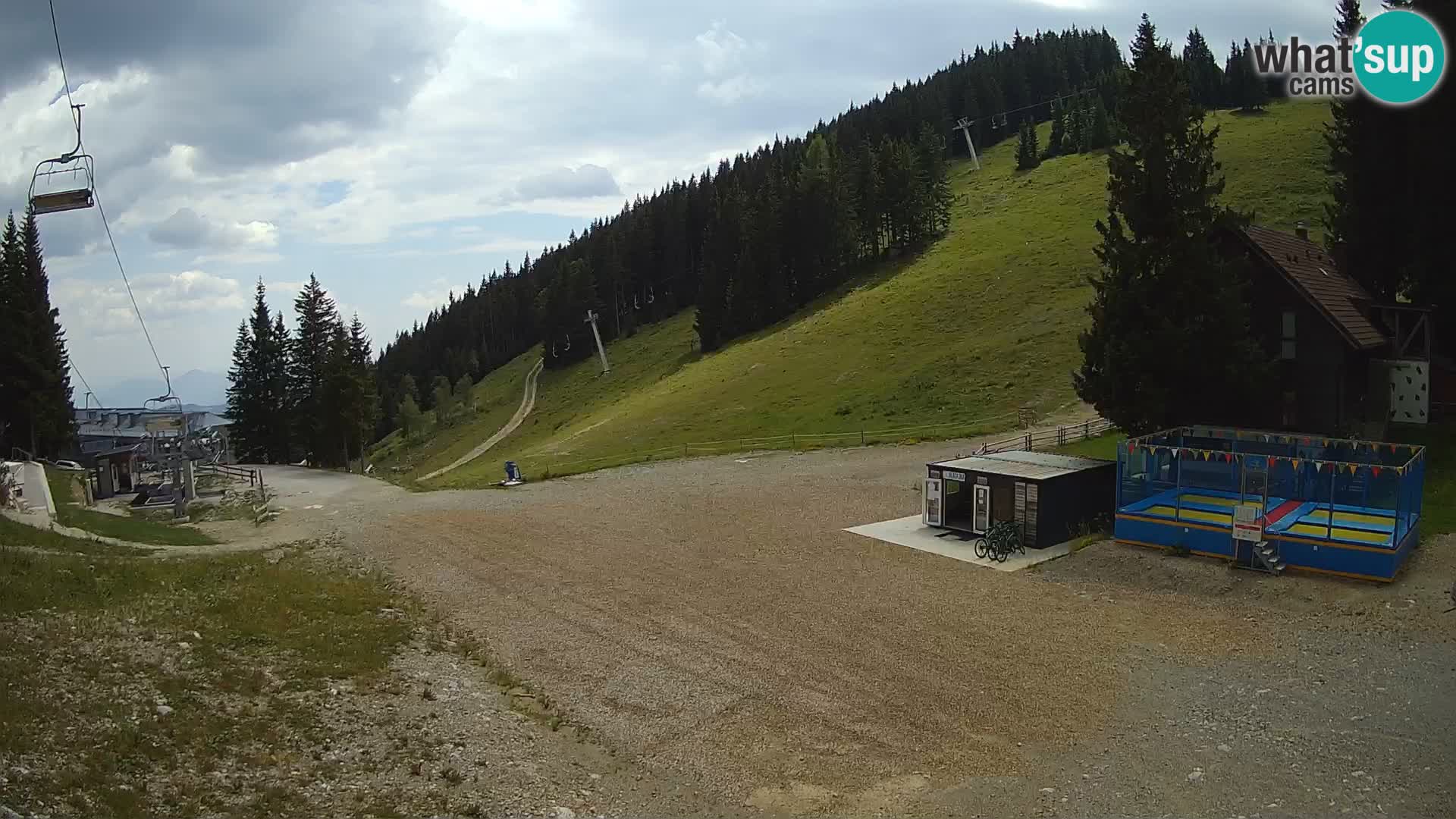 Cámara web en vivo de la estación de esquí GOLTE – vista a Medvedjak – Eslovenia