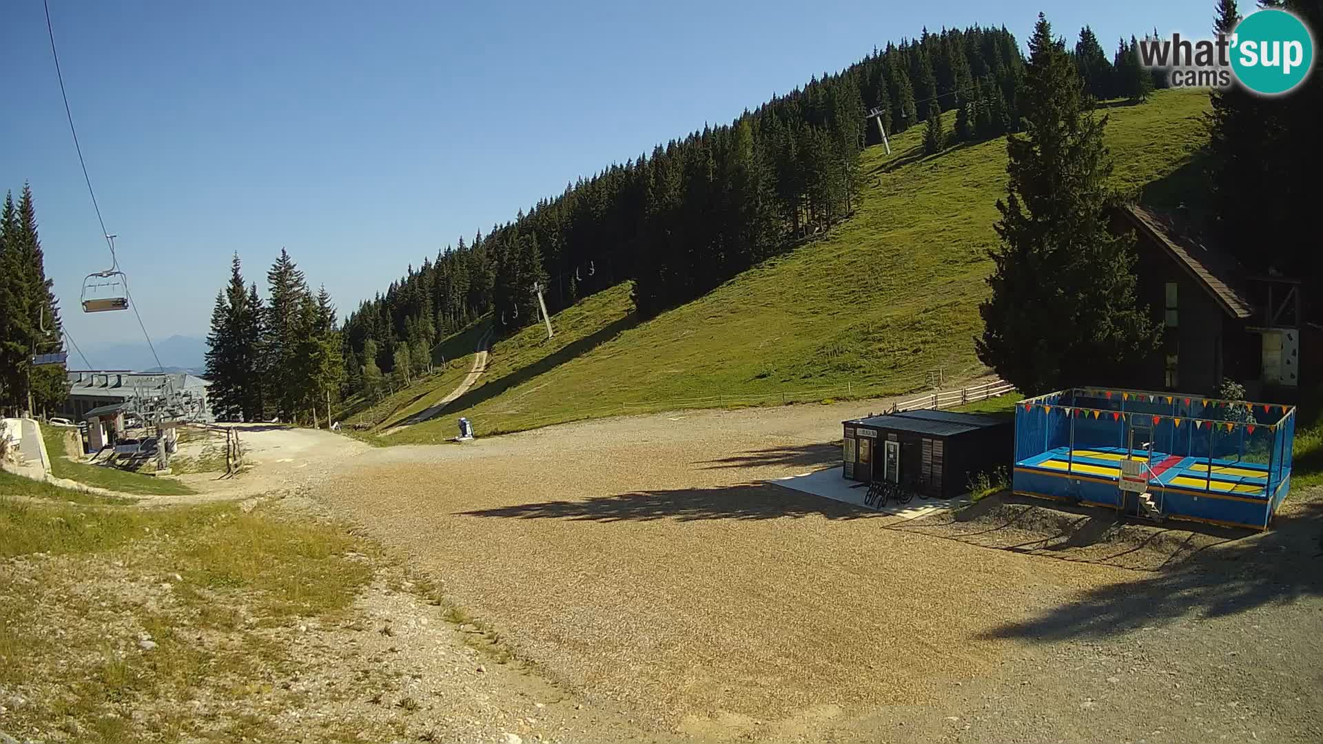 Cámara web en vivo de la estación de esquí GOLTE – vista a Medvedjak – Eslovenia