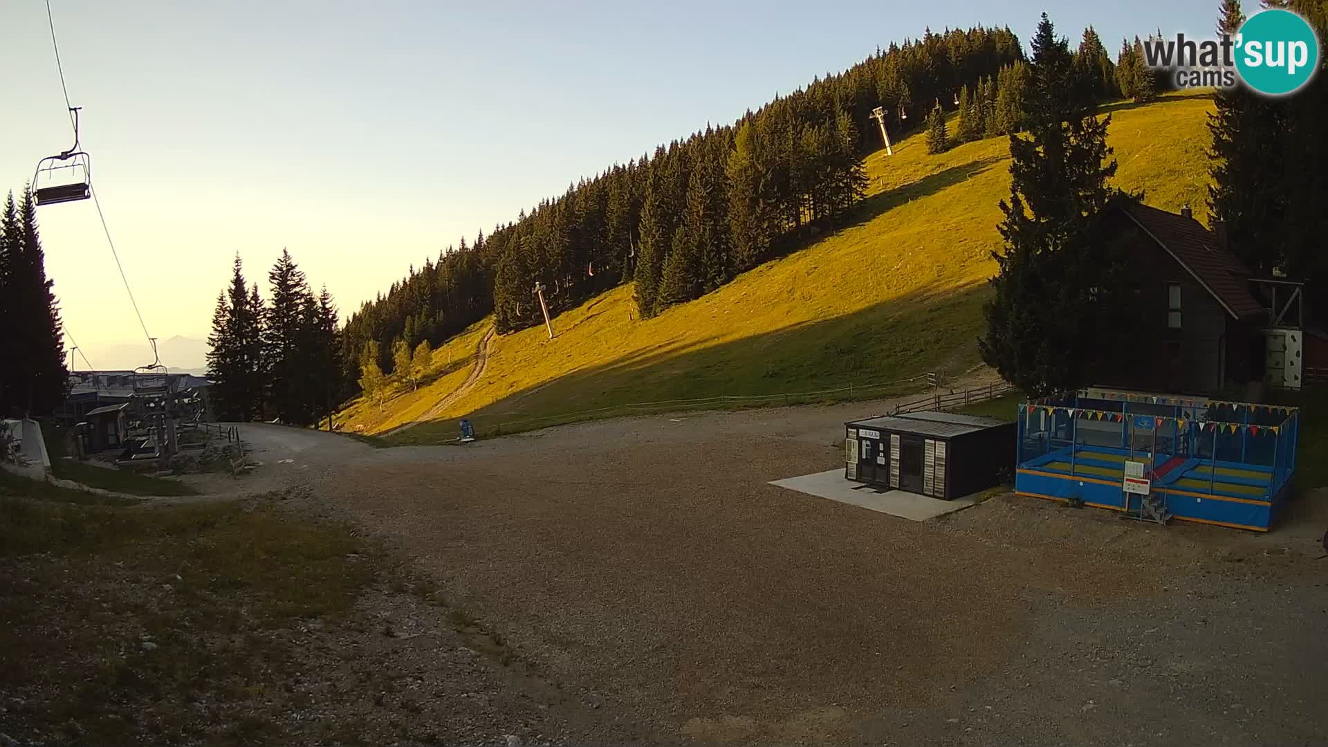 GOLTE Ski resort live webcam – view to Medvedjak – Slovenia