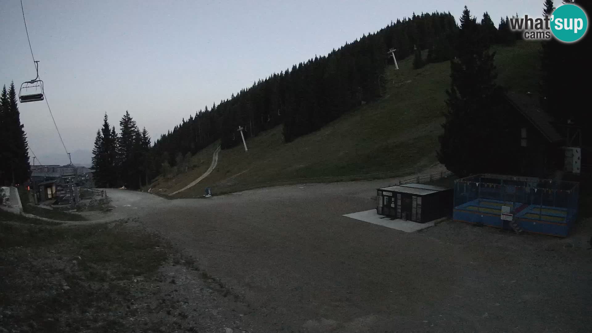 Cámara web en vivo de la estación de esquí GOLTE – vista a Medvedjak – Eslovenia