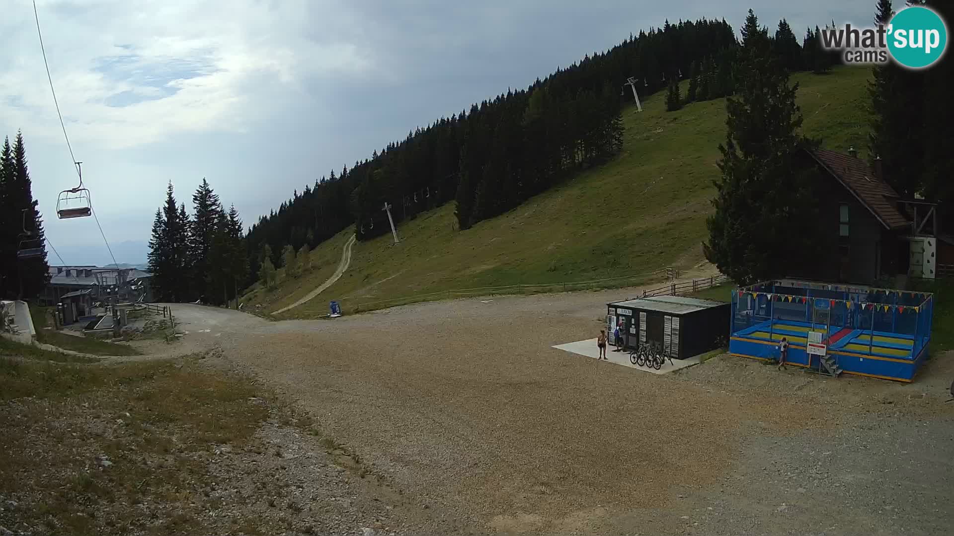 Cámara web en vivo de la estación de esquí GOLTE – vista a Medvedjak – Eslovenia