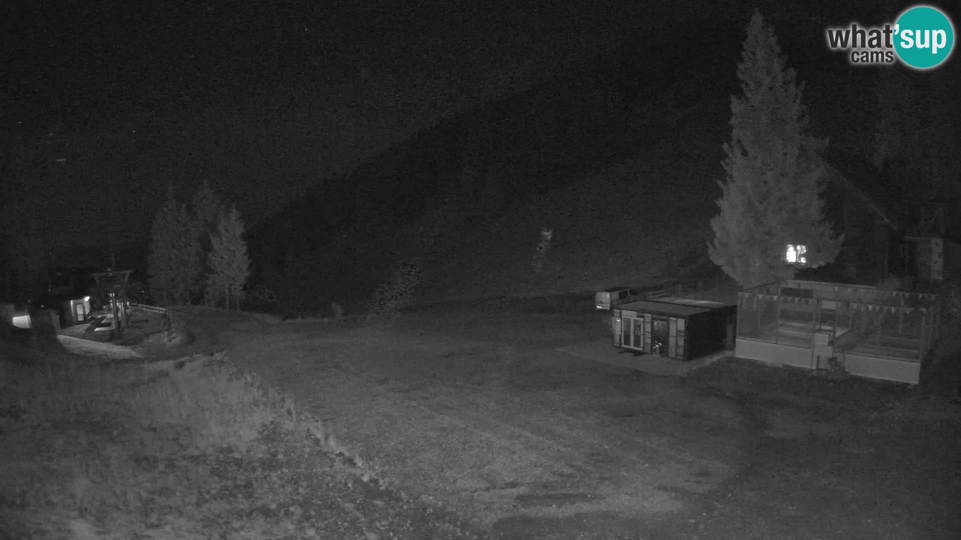 Spletna kamera smučišča GOLTE v živo – pogled na Medvedjak