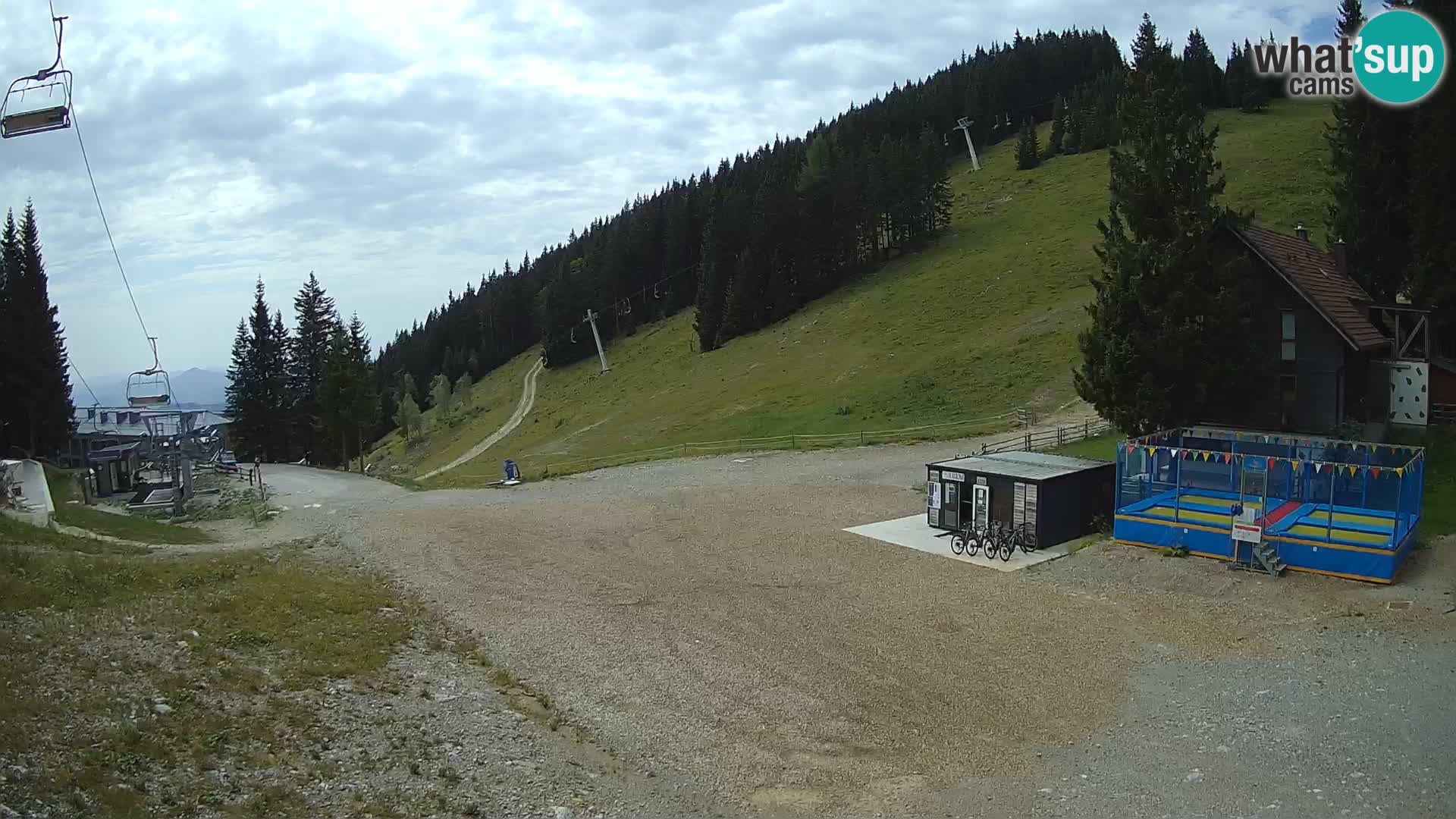 GOLTE Ski resort live webcam – view to Medvedjak – Slovenia