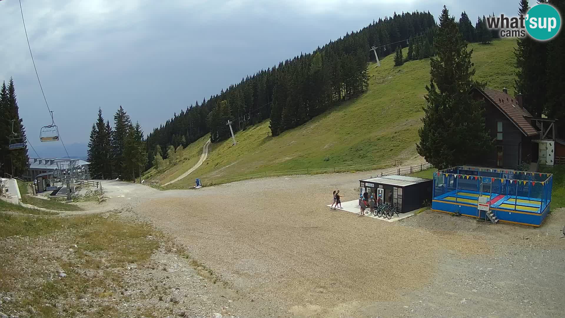 GOLTE Ski resort live webcam – view to Medvedjak – Slovenia
