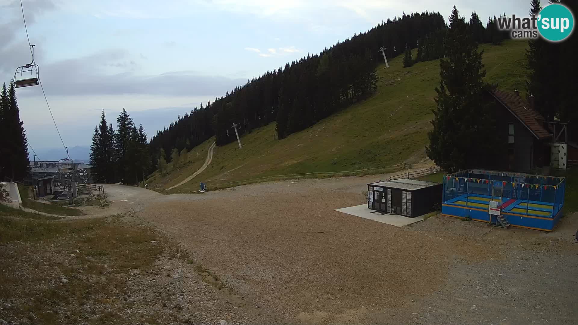 GOLTE Ski resort live webcam – view to Medvedjak – Slovenia
