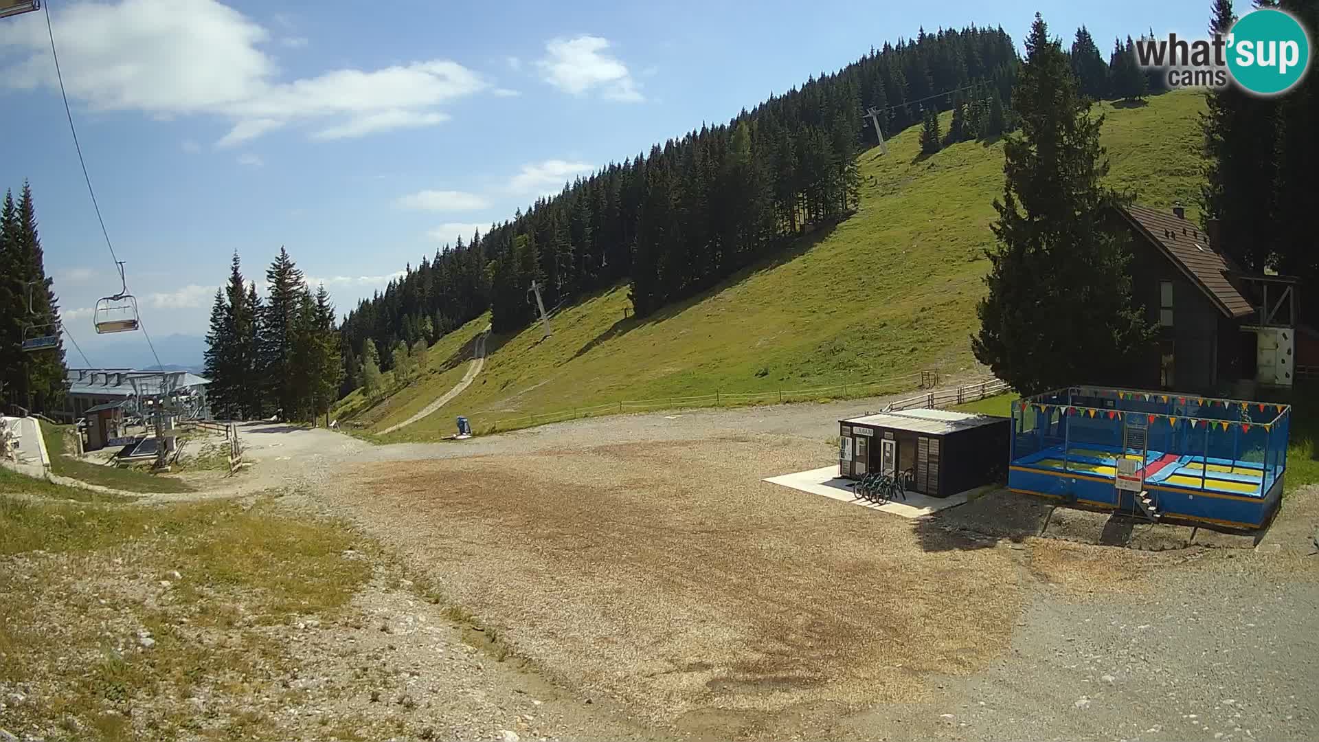 GOLTE Ski resort live webcam – view to Medvedjak – Slovenia