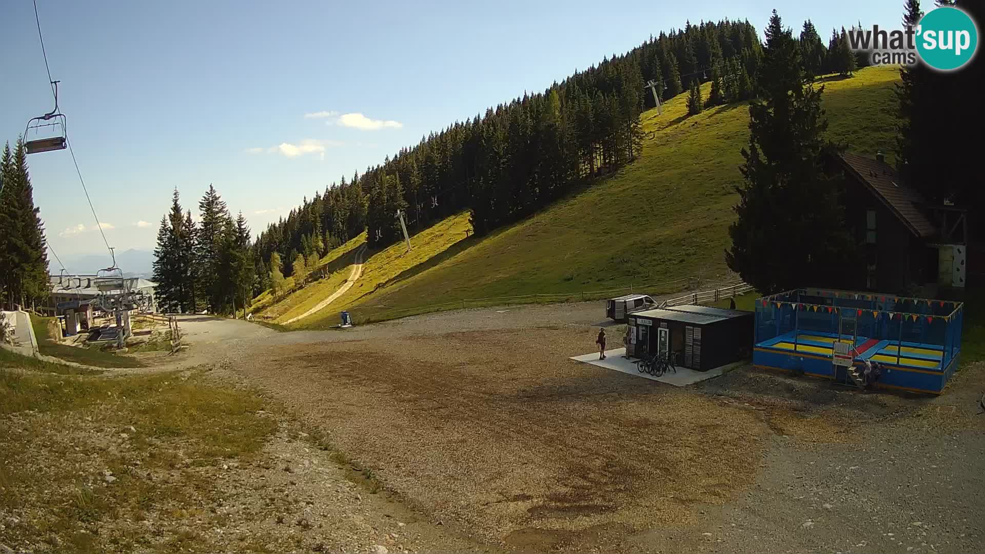 Cámara web en vivo de la estación de esquí GOLTE – vista a Medvedjak – Eslovenia