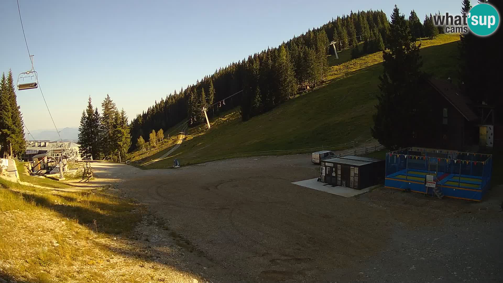 GOLTE Ski resort live webcam – view to Medvedjak – Slovenia