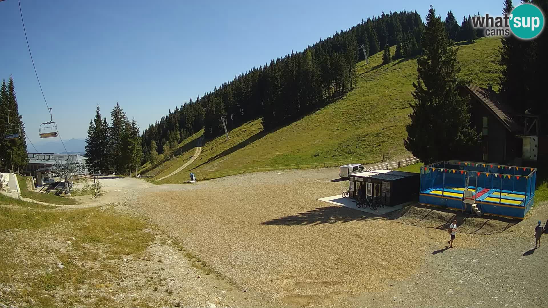 GOLTE skijalište web kamera – pogled na Medvedjak – Slovenija