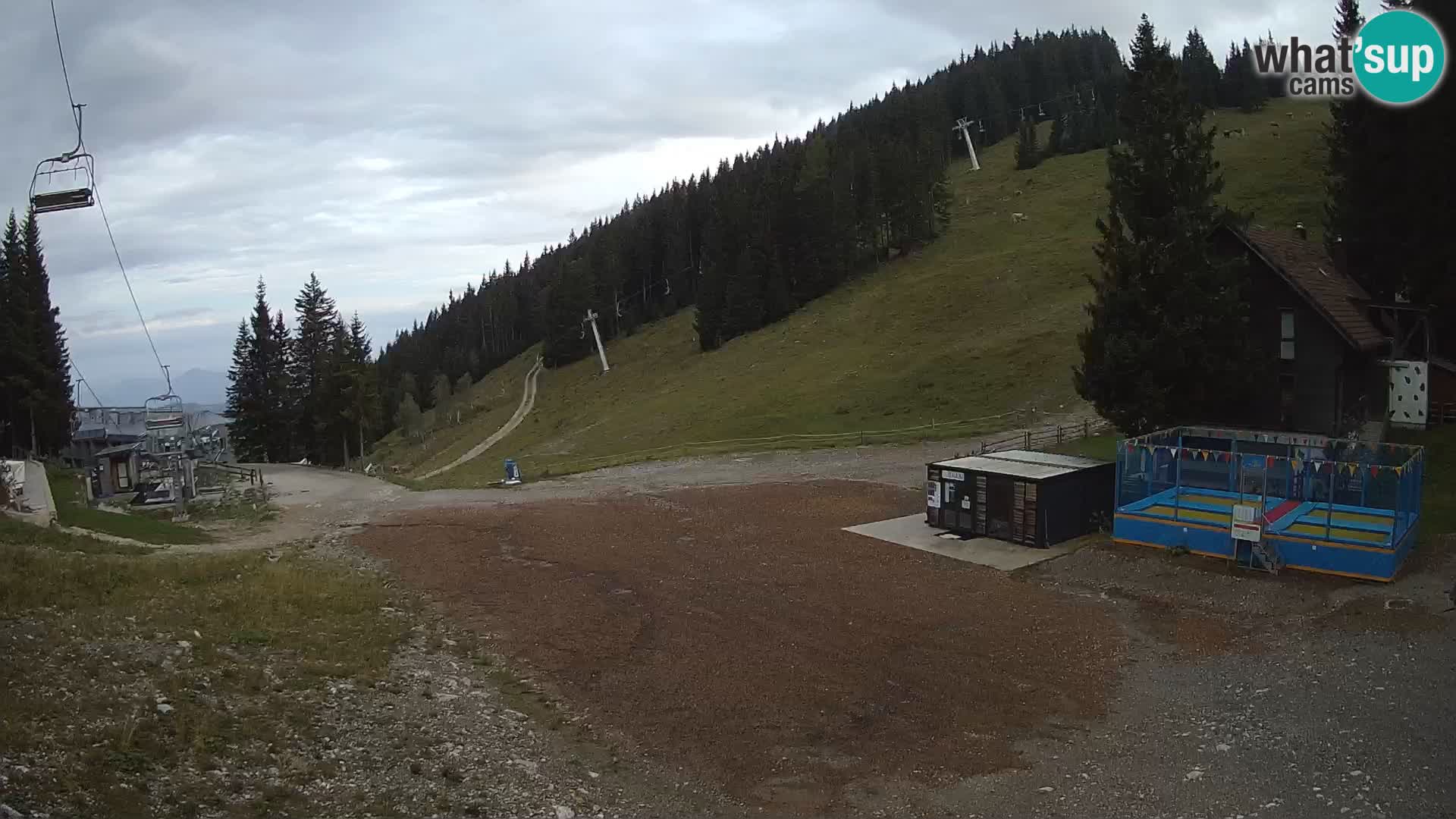 GOLTE skijalište web kamera – pogled na Medvedjak – Slovenija