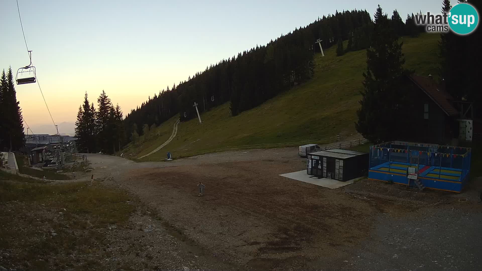 GOLTE Ski resort live webcam – view to Medvedjak – Slovenia