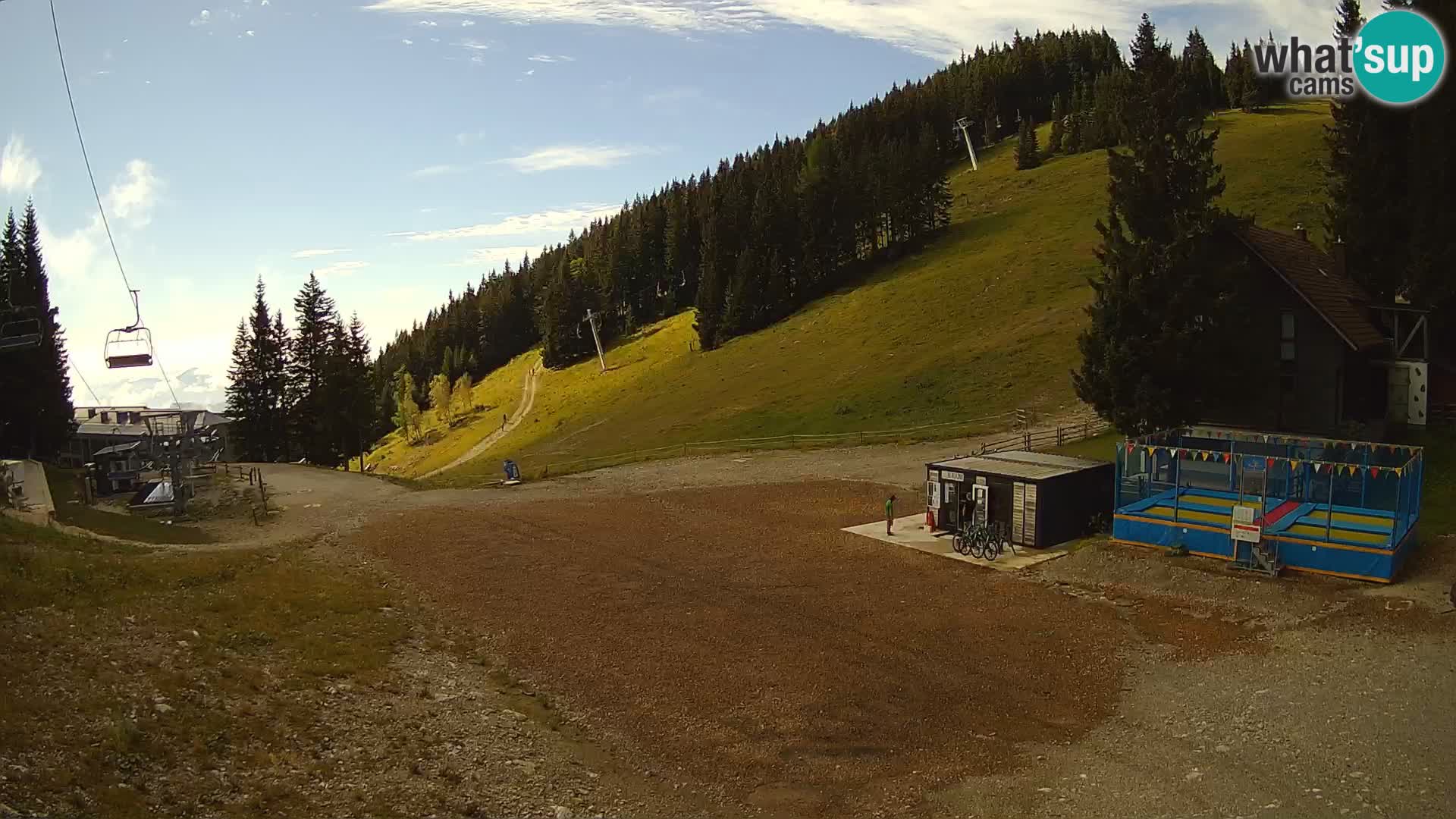 Webcam en direct de la station de ski de GOLTE – vue sur Medvedjak – Slovénie