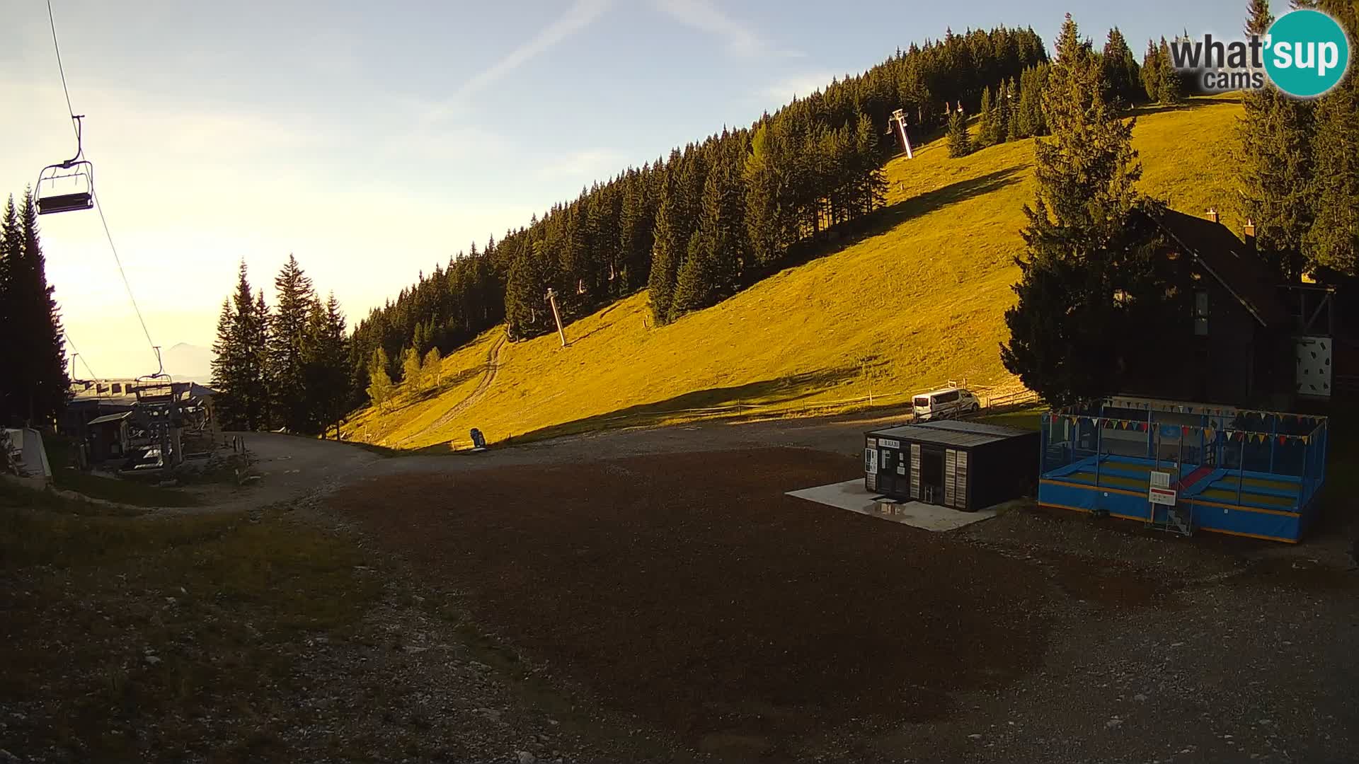 GOLTE Ski resort live webcam – view to Medvedjak – Slovenia