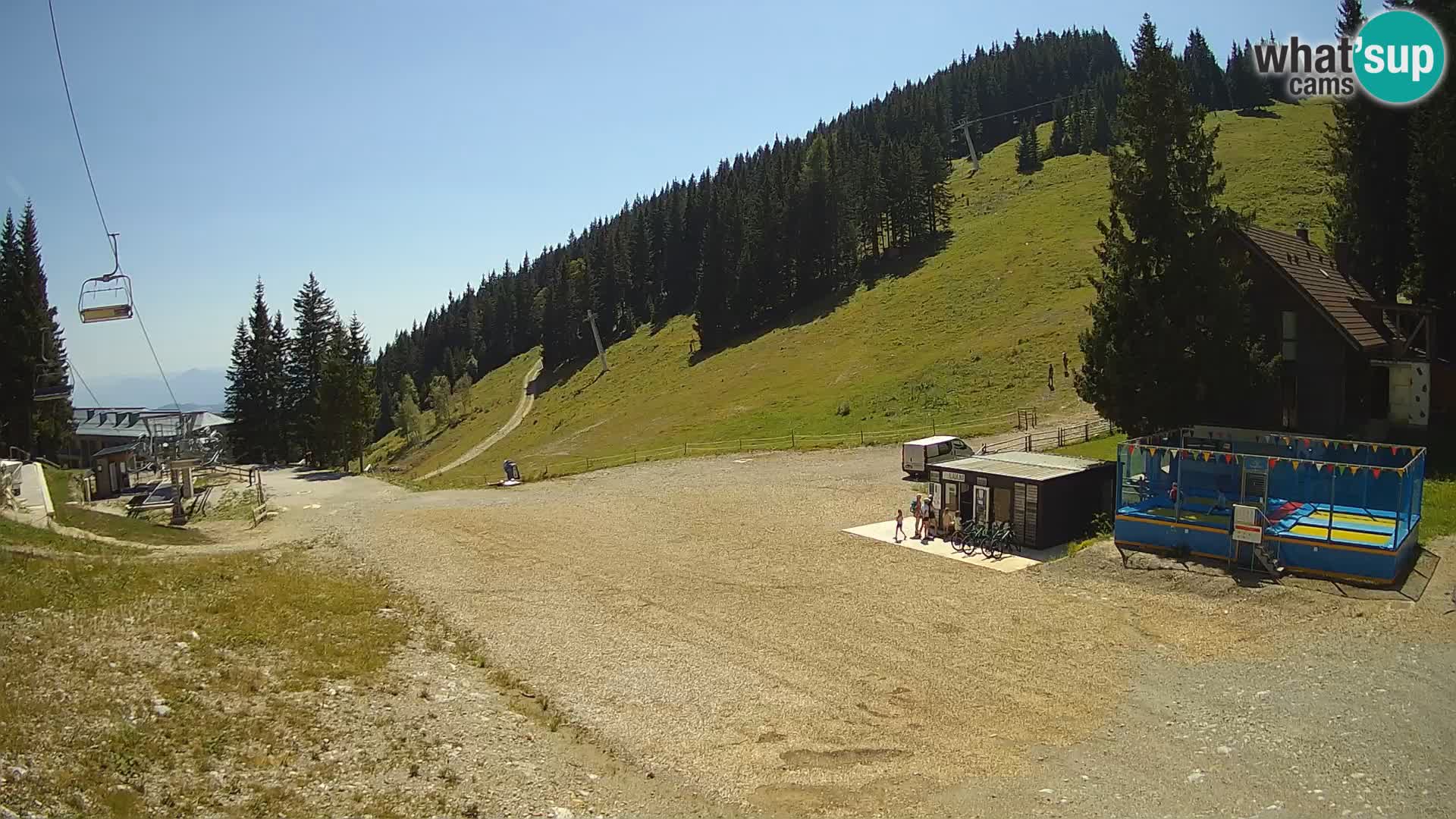 GOLTE Ski resort live webcam – view to Medvedjak – Slovenia