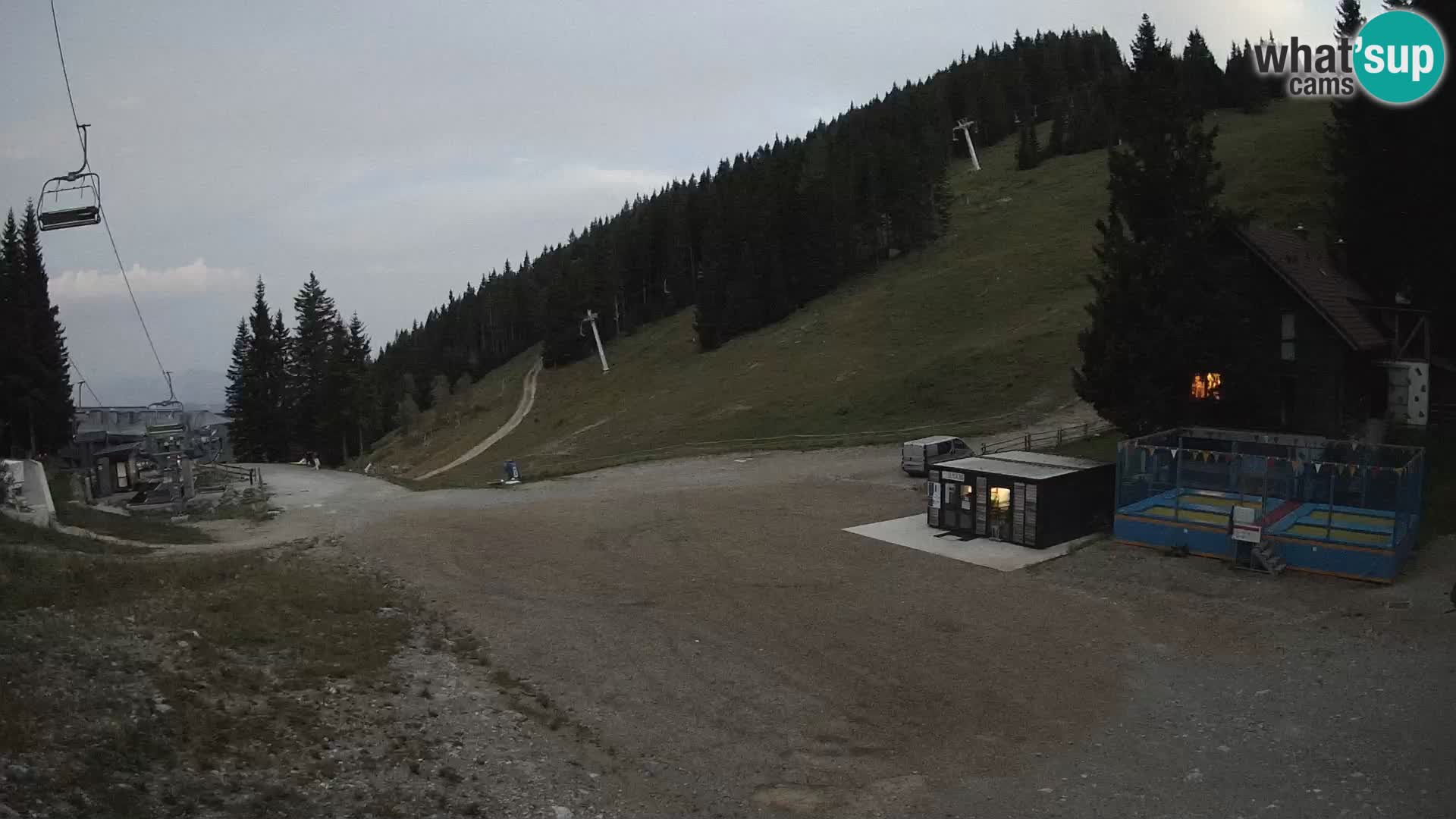 GOLTE Ski resort live webcam – view to Medvedjak – Slovenia