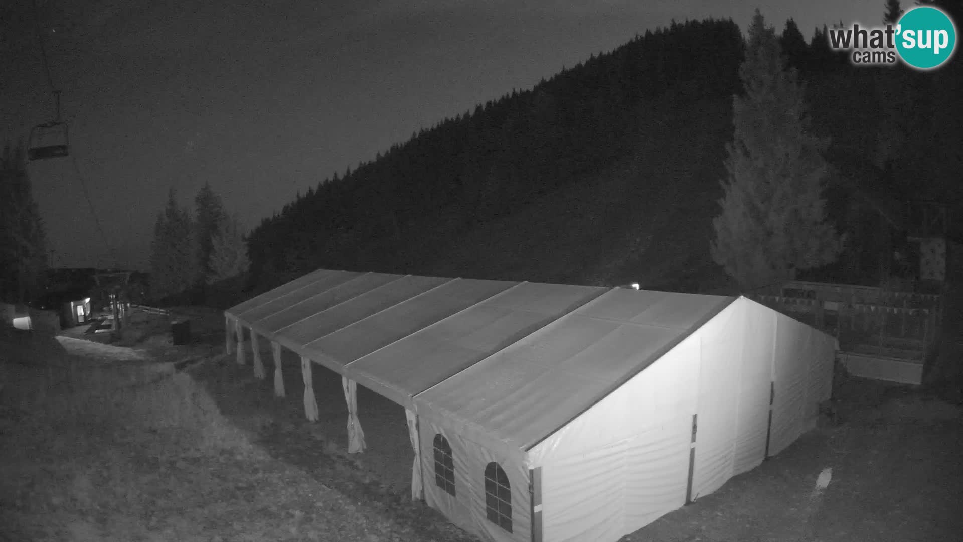GOLTE skijalište web kamera – pogled na Medvedjak – Slovenija