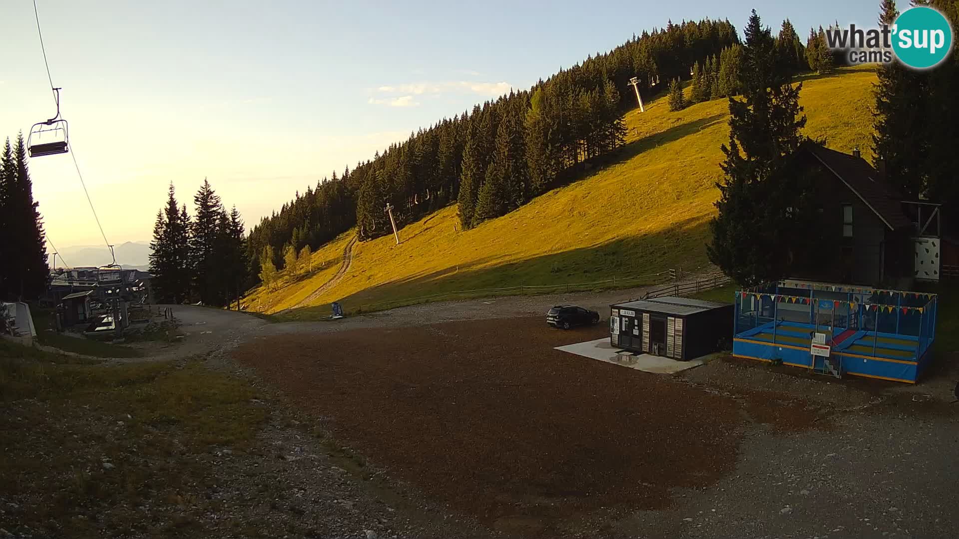 GOLTE Ski resort live webcam – view to Medvedjak – Slovenia