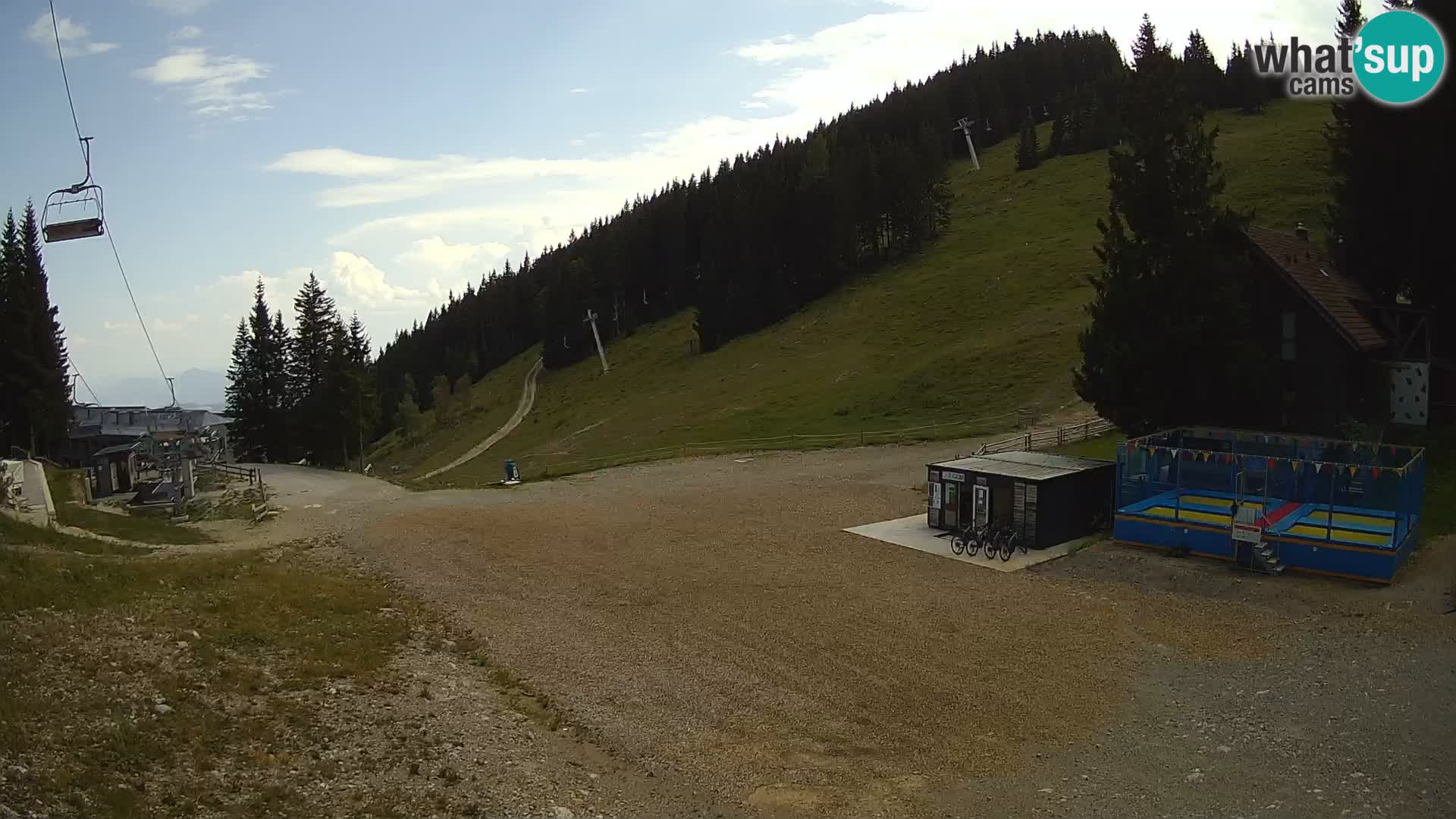 Cámara web en vivo de la estación de esquí GOLTE – vista a Medvedjak – Eslovenia