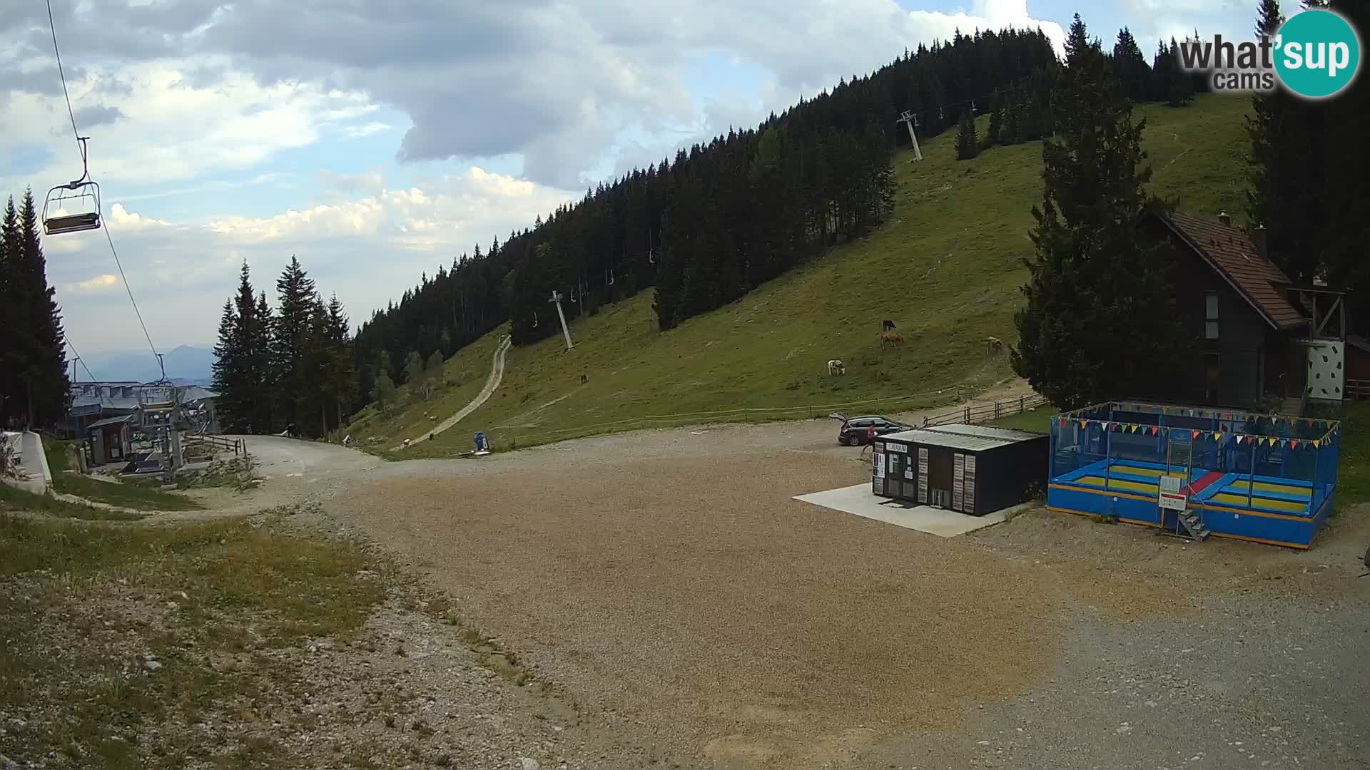 GOLTE Ski resort live webcam – view to Medvedjak – Slovenia