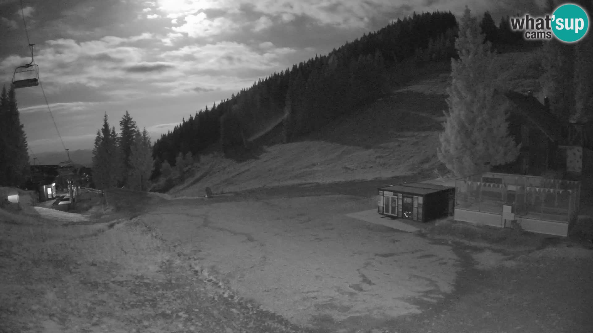 Cámara web en vivo de la estación de esquí GOLTE – vista a Medvedjak – Eslovenia