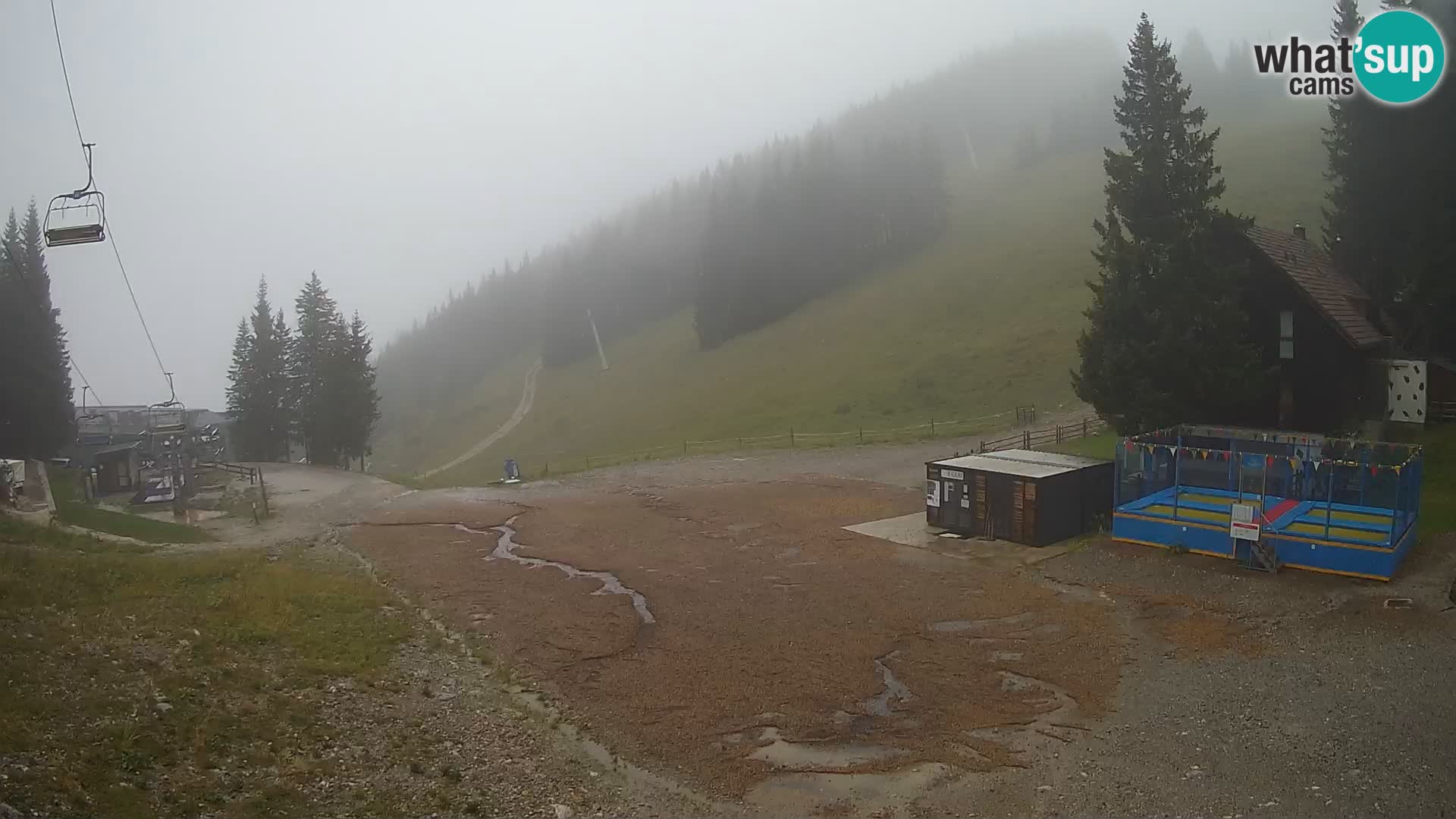 Cámara web en vivo de la estación de esquí GOLTE – vista a Medvedjak – Eslovenia