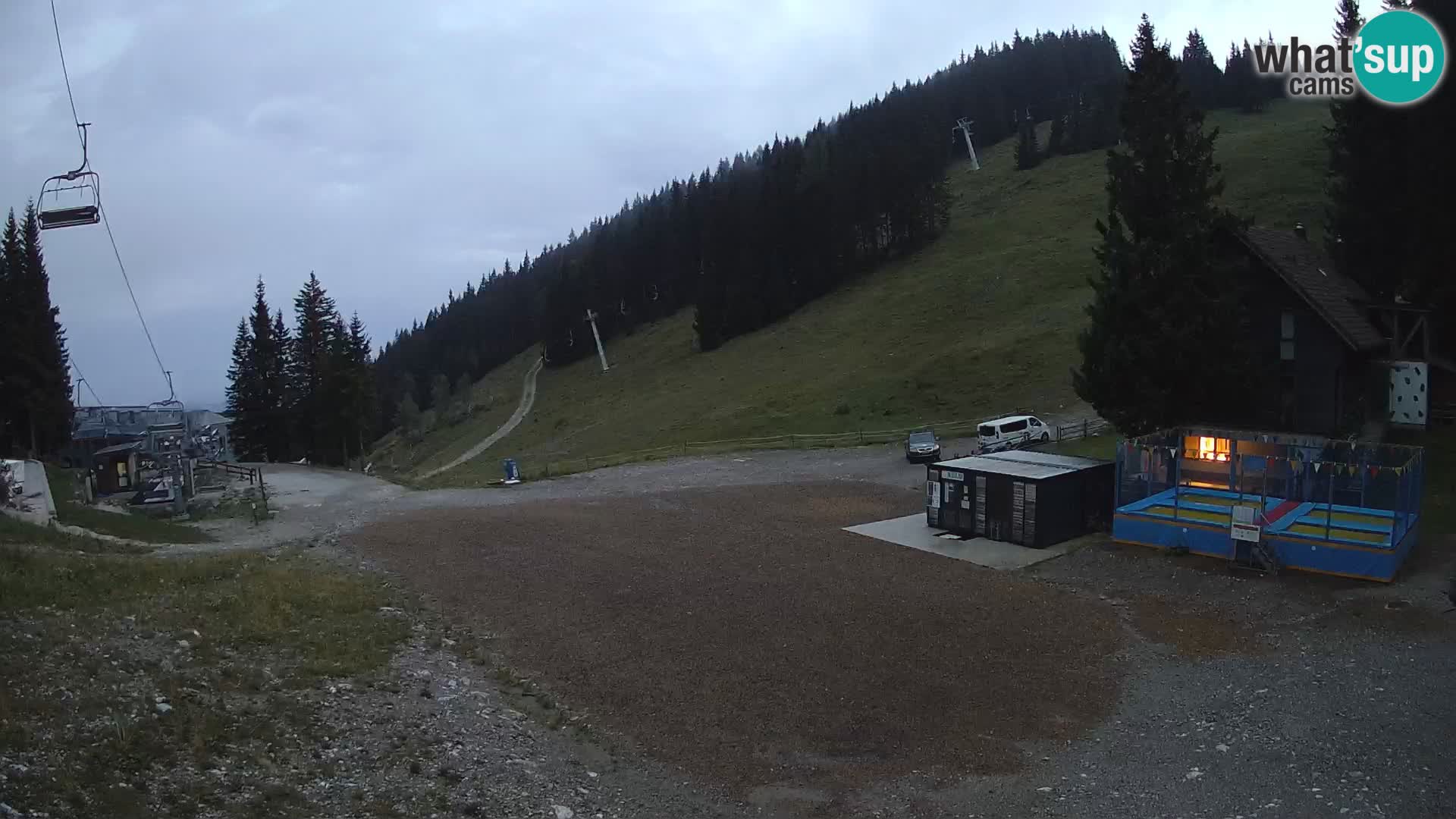 Webcam en direct de la station de ski de GOLTE – vue sur Medvedjak – Slovénie