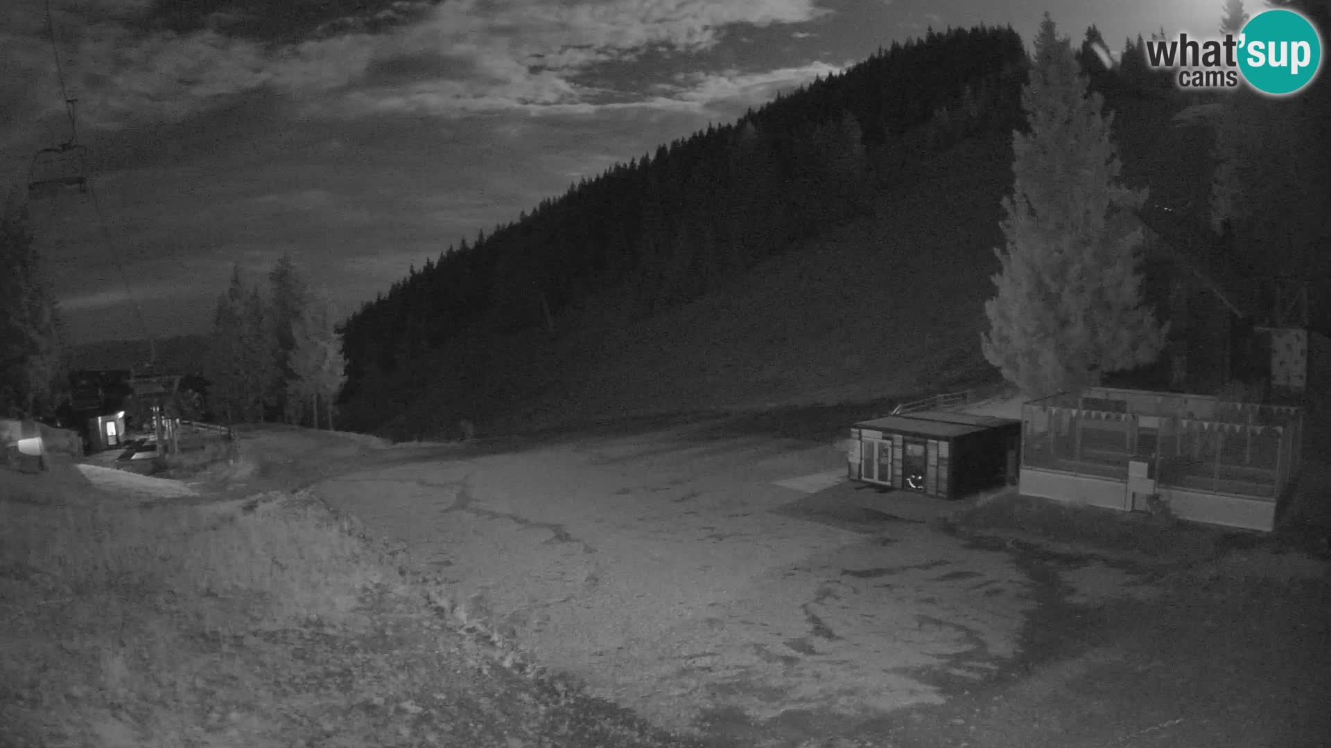 Cámara web en vivo de la estación de esquí GOLTE – vista a Medvedjak – Eslovenia