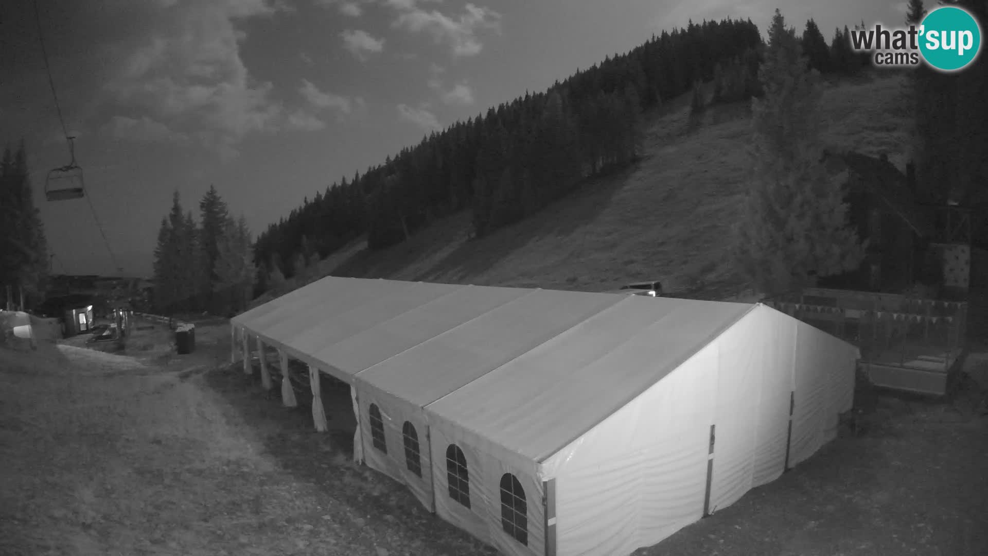 Cámara web en vivo de la estación de esquí GOLTE – vista a Medvedjak – Eslovenia