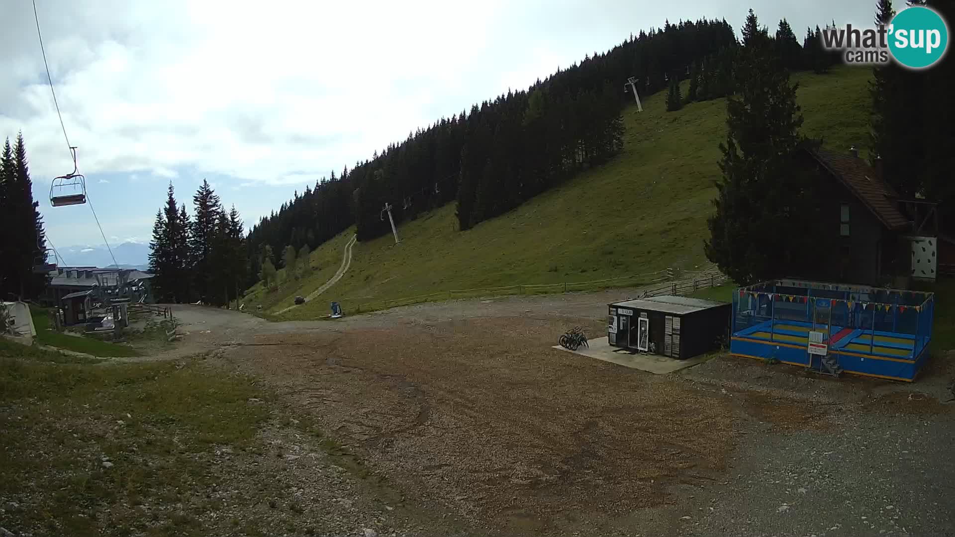 Cámara web en vivo de la estación de esquí GOLTE – vista a Medvedjak – Eslovenia