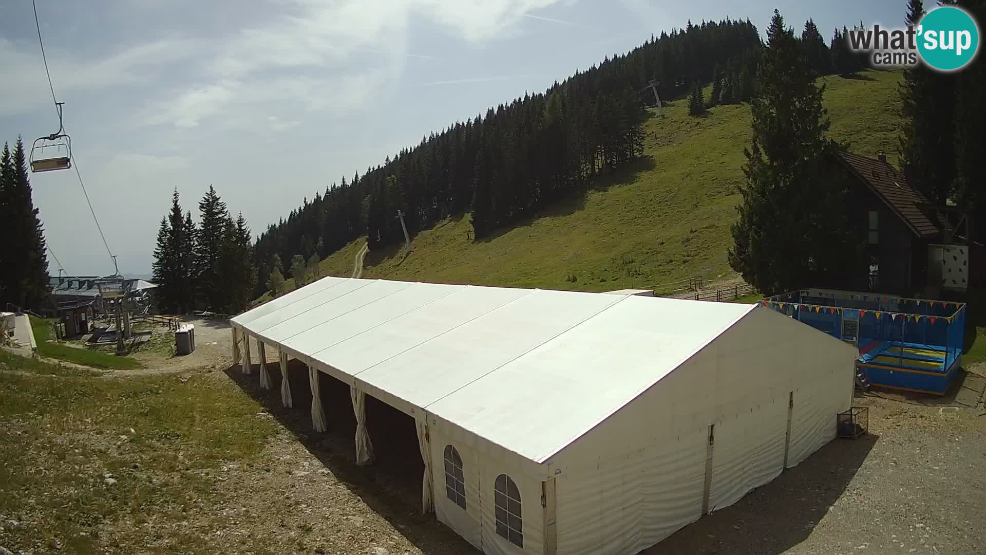 GOLTE skijalište web kamera – pogled na Medvedjak – Slovenija