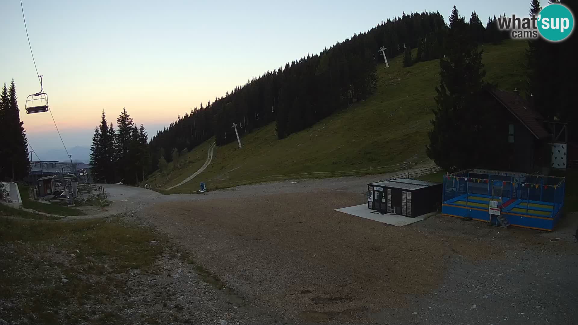 GOLTE Ski resort live webcam – view to Medvedjak – Slovenia