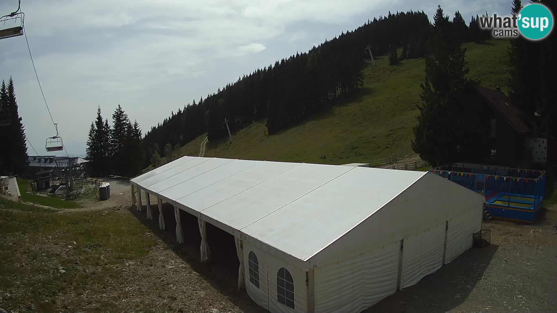 Webcam en direct de la station de ski de GOLTE – vue sur Medvedjak – Slovénie