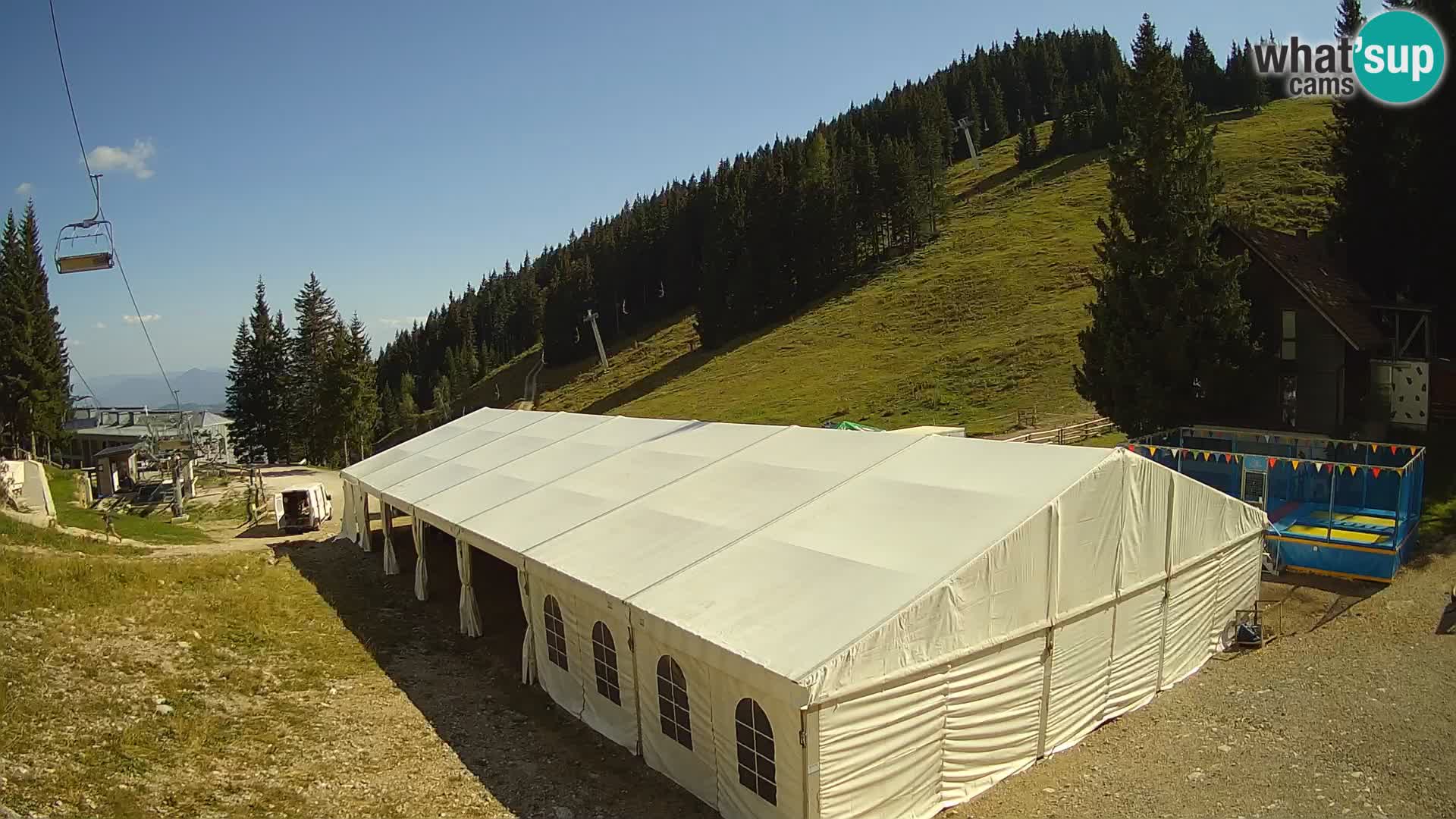 GOLTE Ski resort live webcam – view to Medvedjak – Slovenia