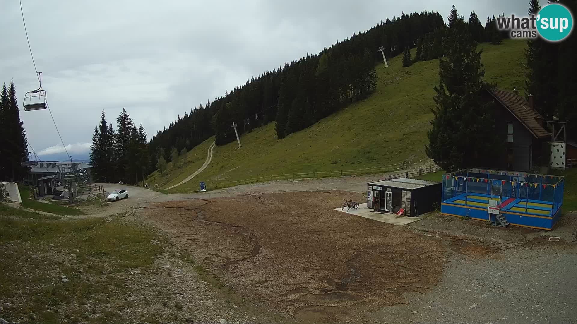 Cámara web en vivo de la estación de esquí GOLTE – vista a Medvedjak – Eslovenia