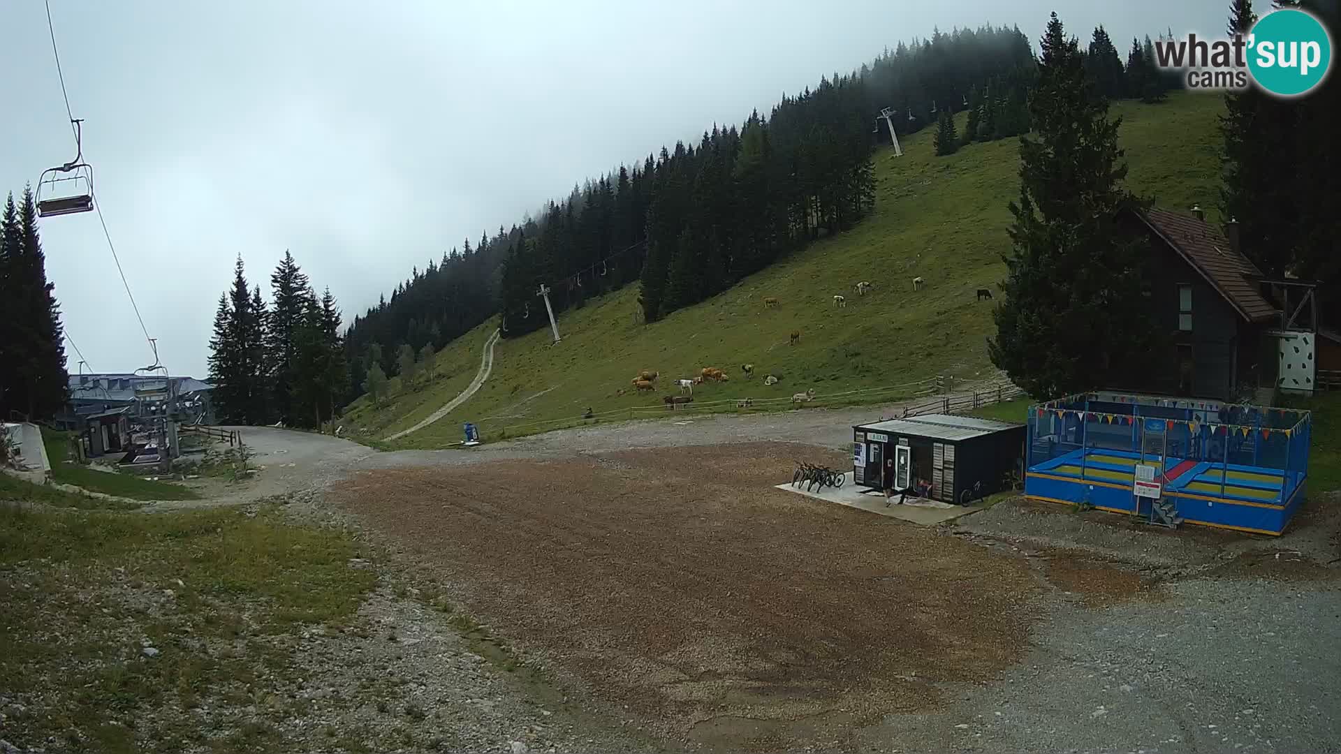 GOLTE Ski resort live webcam – view to Medvedjak – Slovenia