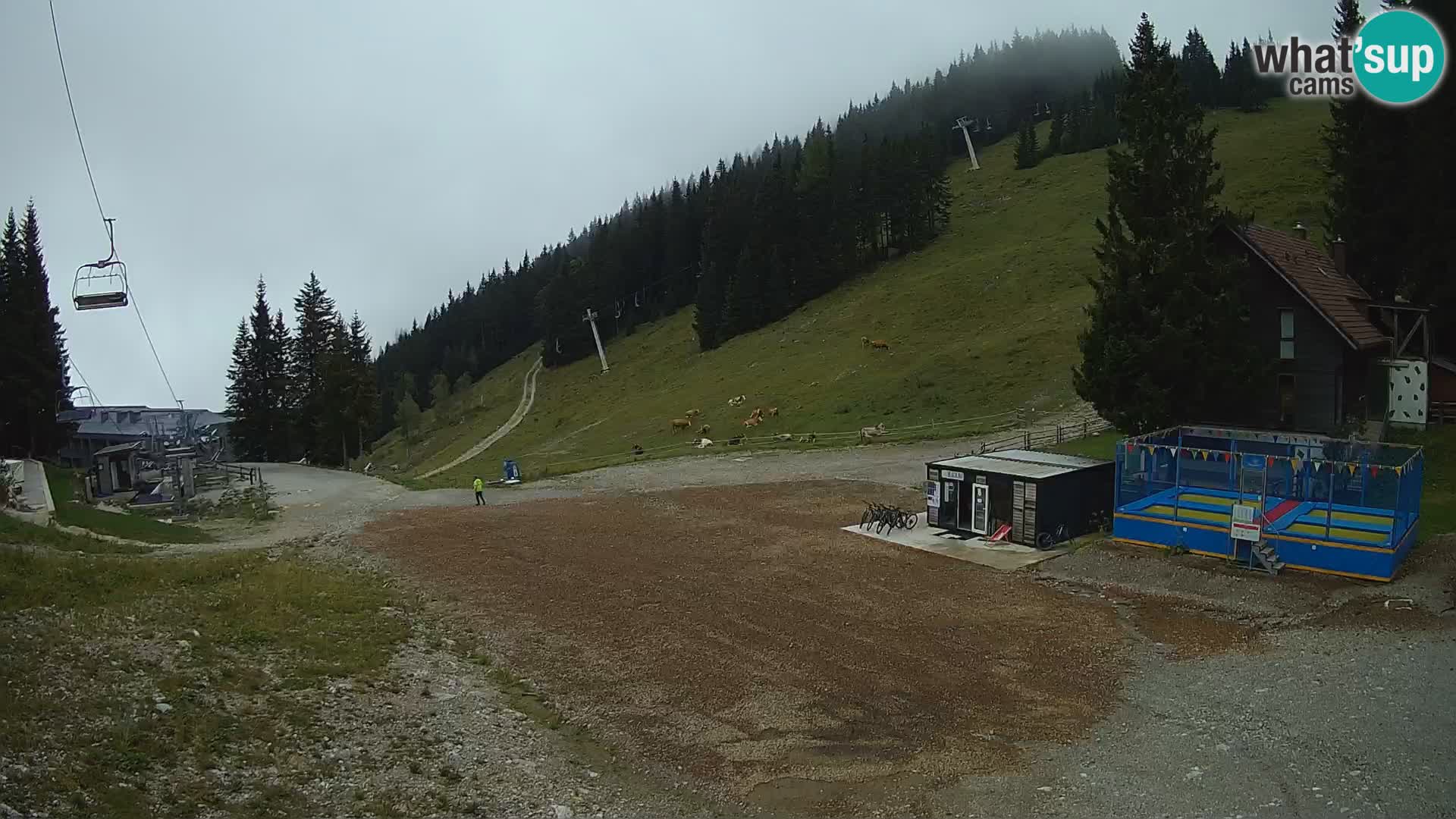 GOLTE Ski resort live webcam – view to Medvedjak – Slovenia