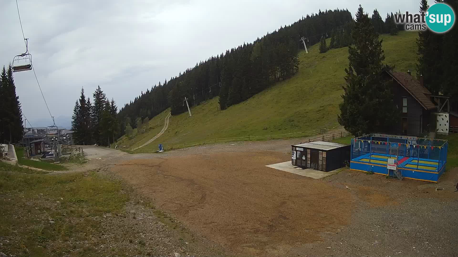 GOLTE Ski resort live webcam – view to Medvedjak – Slovenia