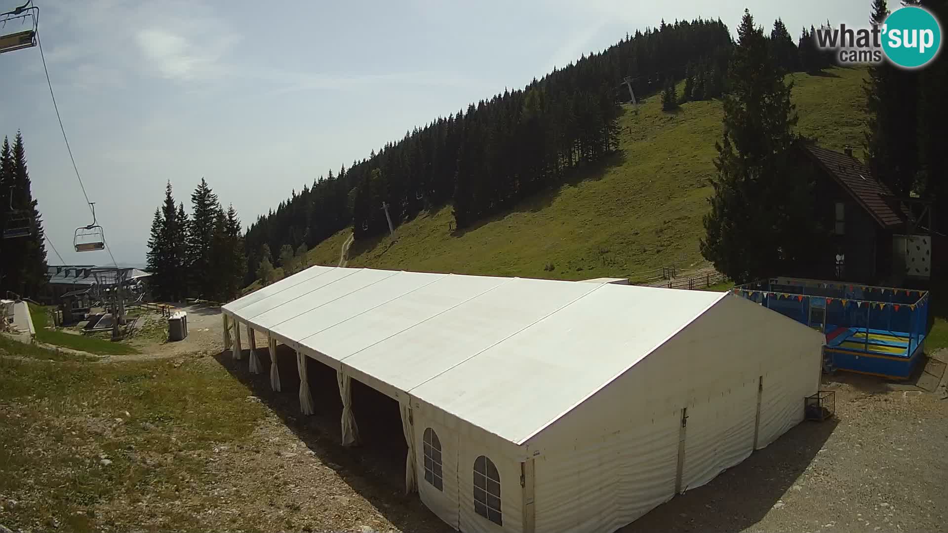 GOLTE Ski resort live webcam – view to Medvedjak – Slovenia