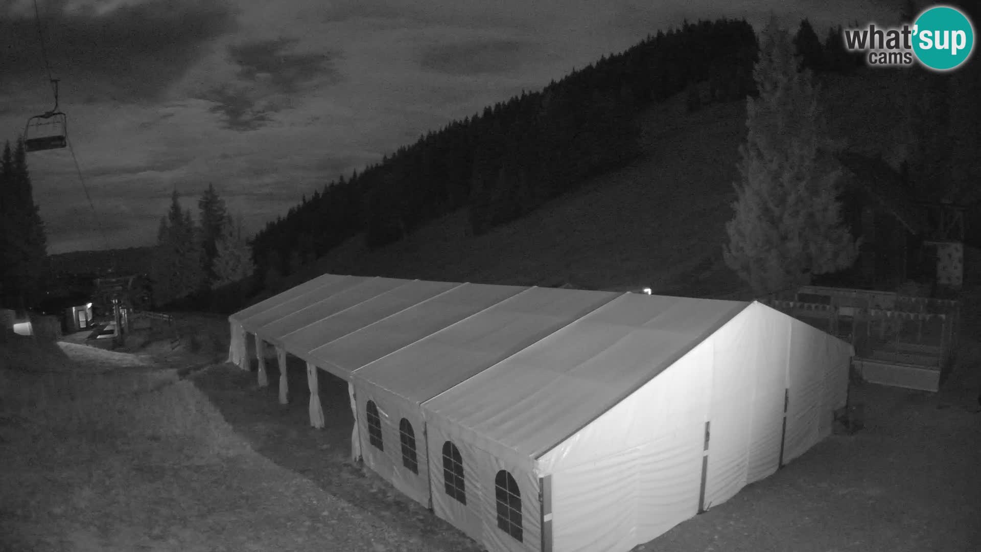 Webcam en direct de la station de ski de GOLTE – vue sur Medvedjak – Slovénie