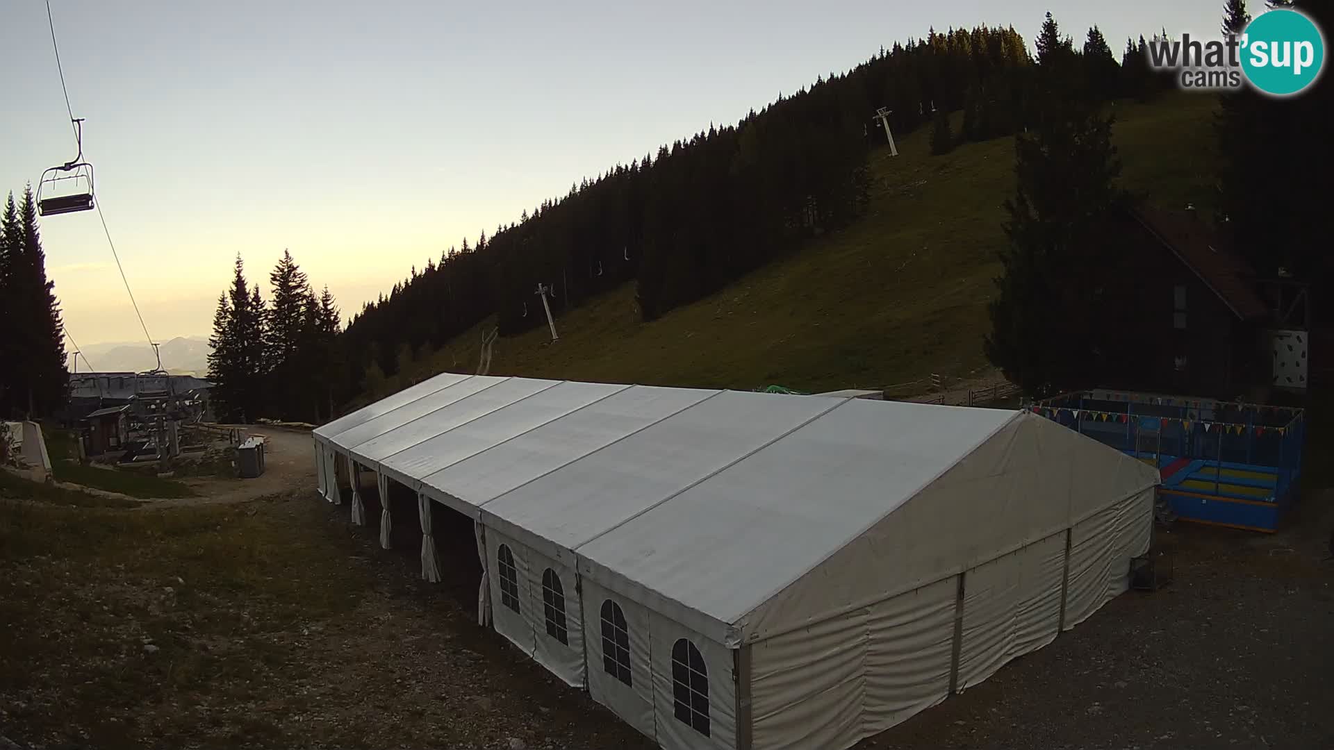 Webcam en direct de la station de ski de GOLTE – vue sur Medvedjak – Slovénie