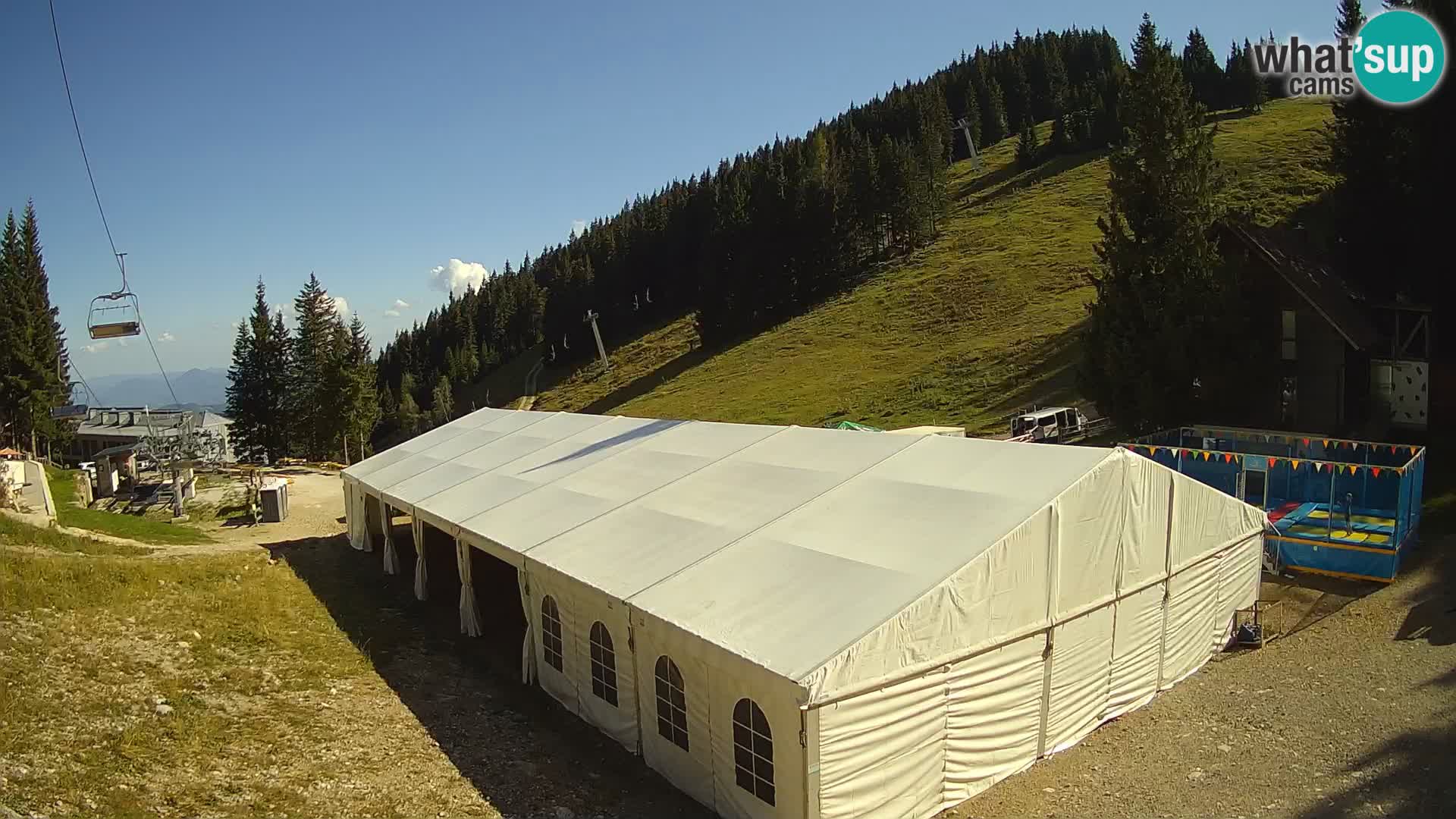 GOLTE Ski resort live webcam – view to Medvedjak – Slovenia