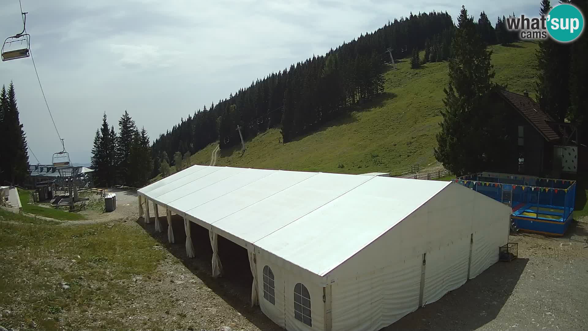 GOLTE Ski resort live webcam – view to Medvedjak – Slovenia