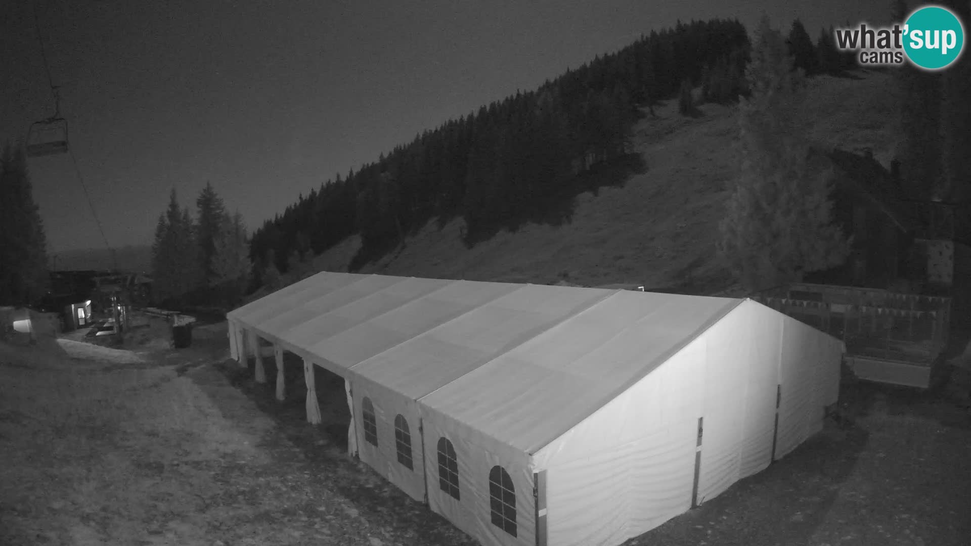 Cámara web en vivo de la estación de esquí GOLTE – vista a Medvedjak – Eslovenia