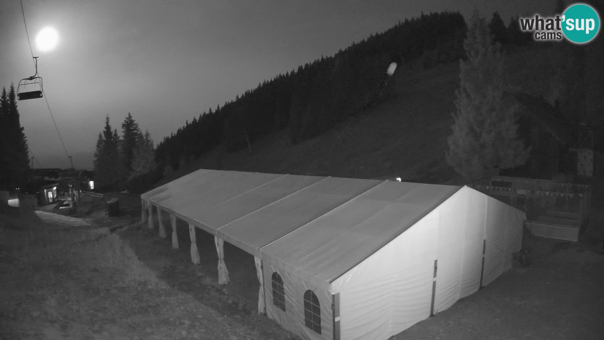Cámara web en vivo de la estación de esquí GOLTE – vista a Medvedjak – Eslovenia